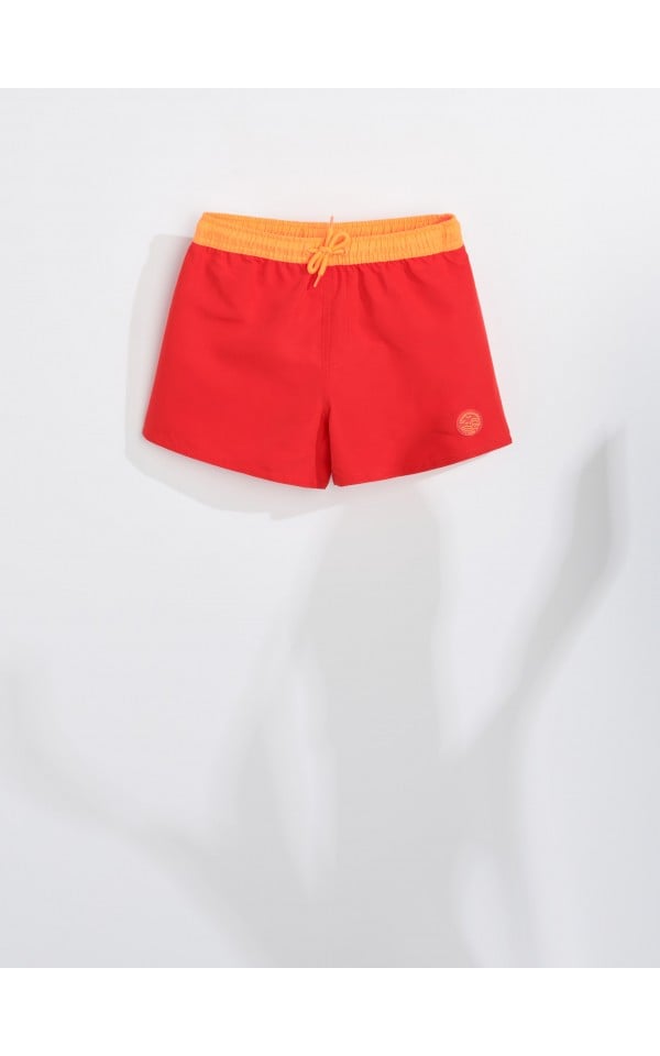 Camicia Bambino Noorsk - Rosso, Cotone, Ricami Edelweiss, Bottoni In Corno Effetto, Taglia 68 - Foto 11