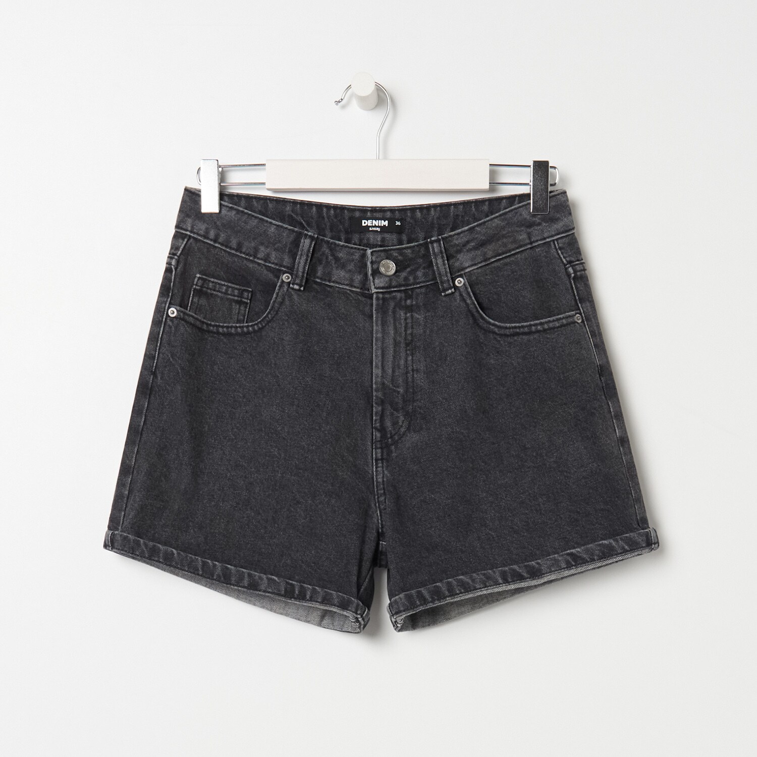 Denimové šortky mom