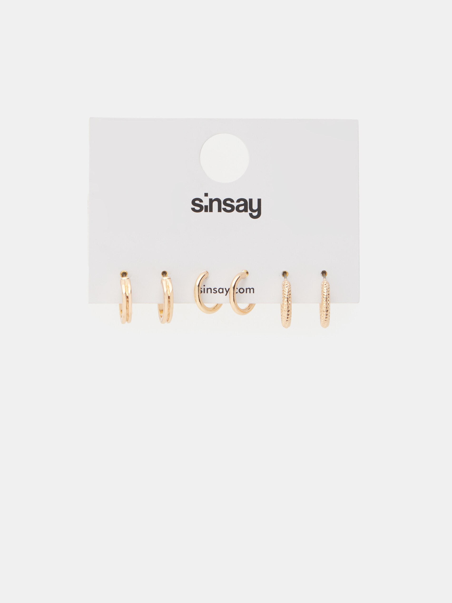 Súprava 3 párov kruhových náušníc