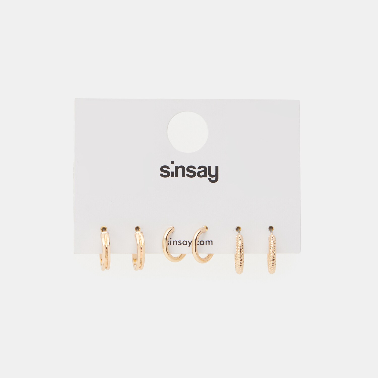 Súprava 3 párov kruhových náušníc