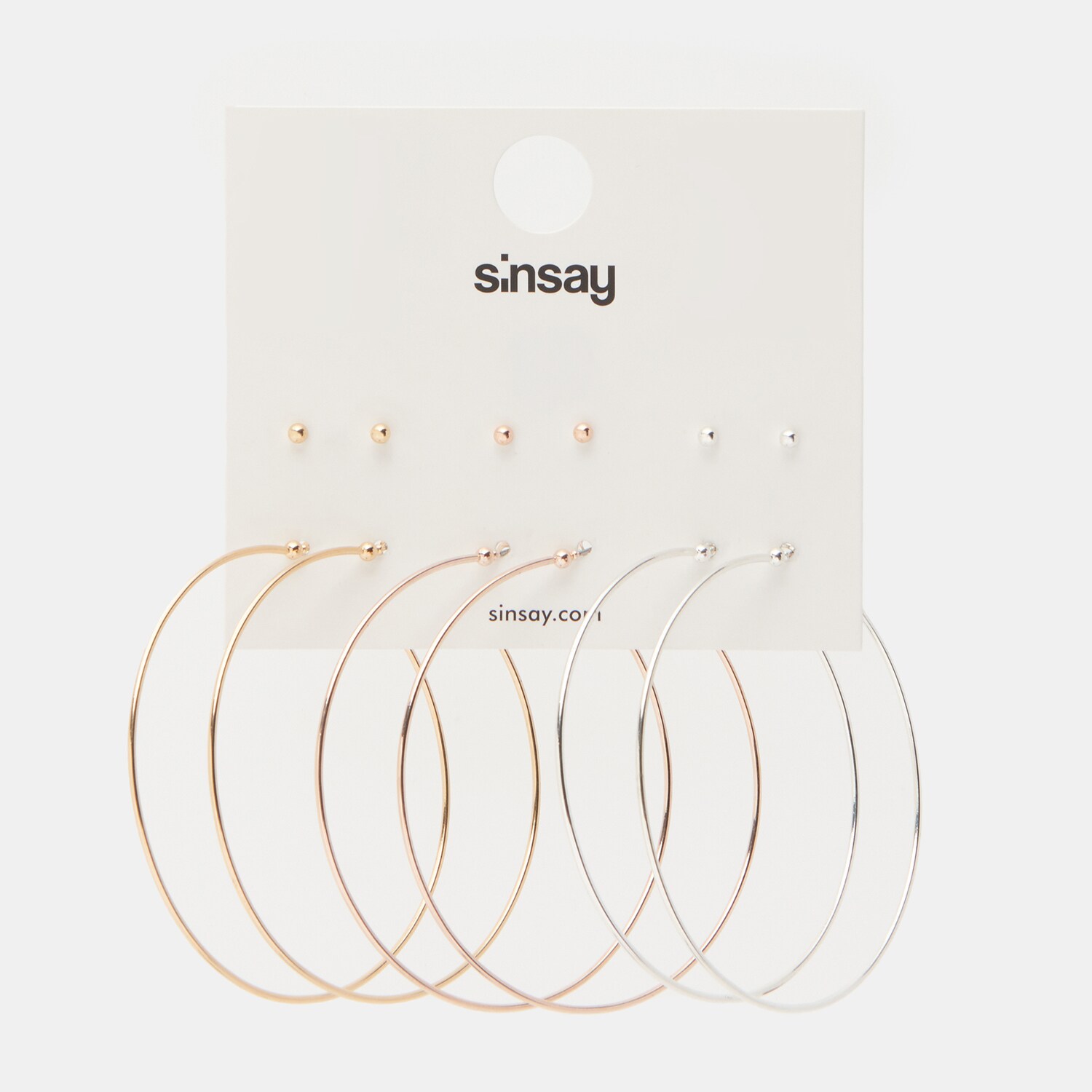 Súprava 6 párov náušníc