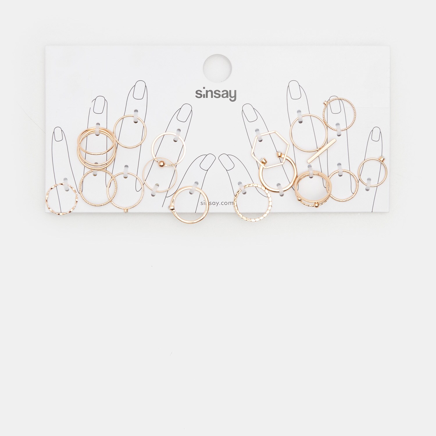 Súprava 18 prsteňov