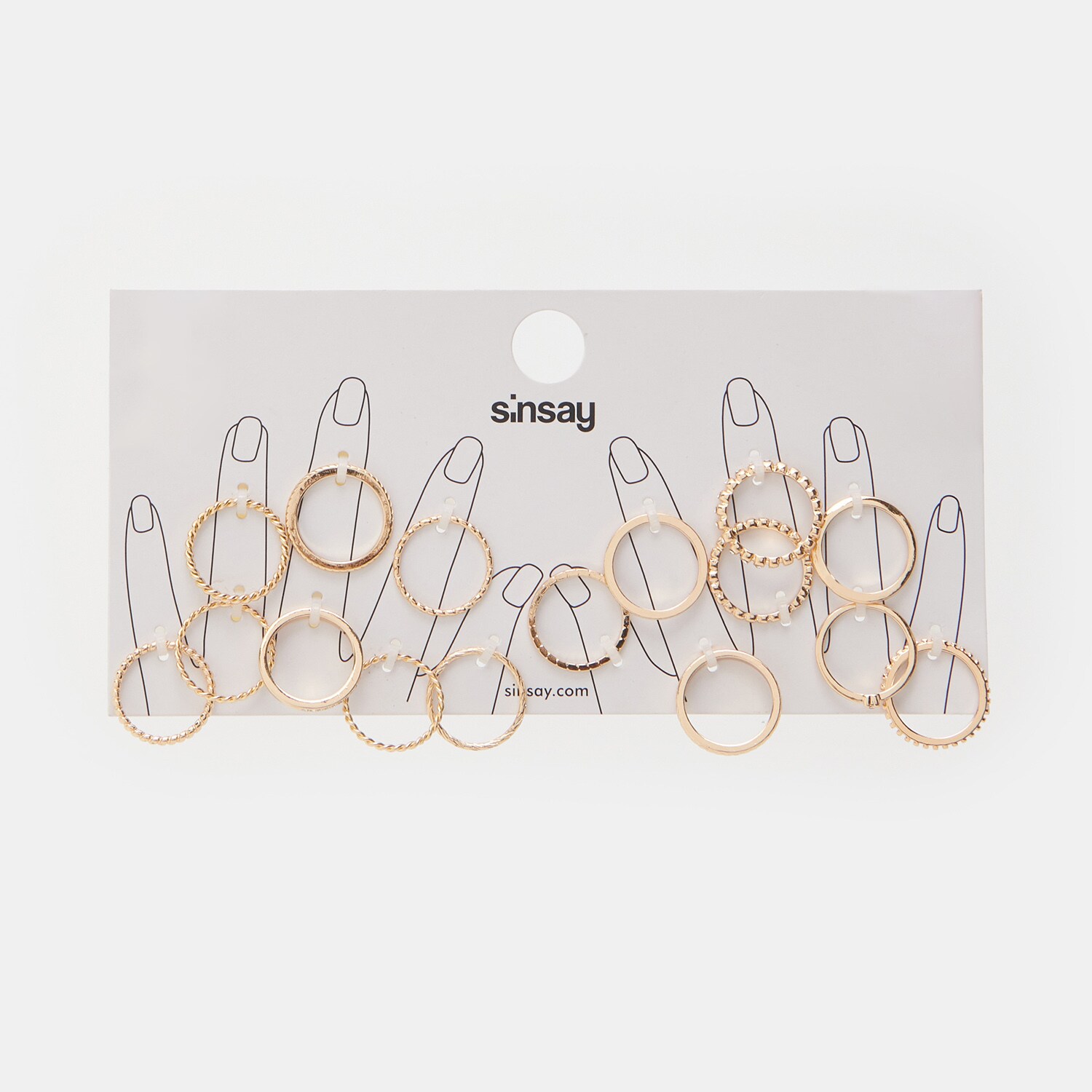 Súprava 16 prsteňov