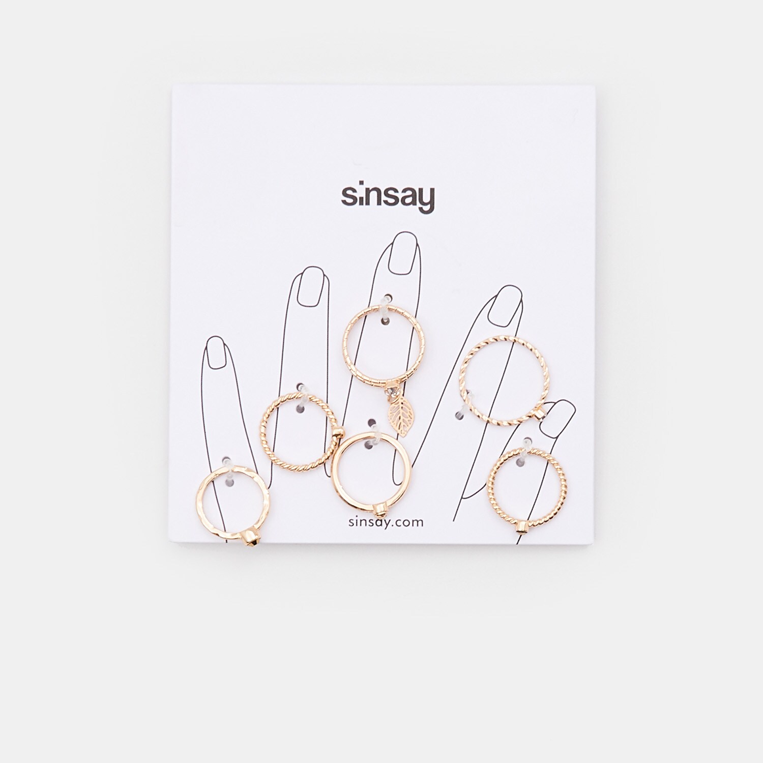 Súprava 6 prsteňov