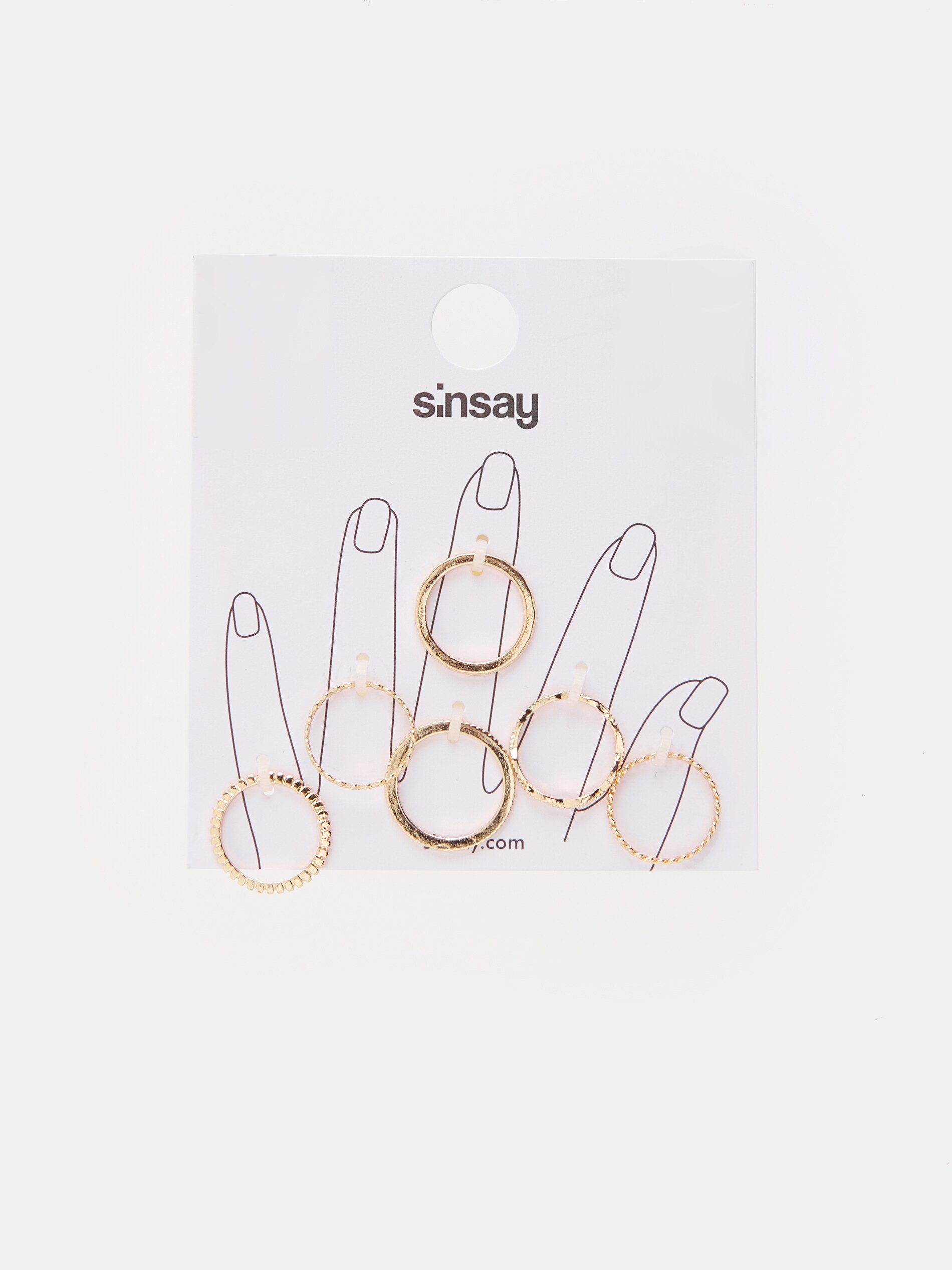 Súprava 6 prsteňov