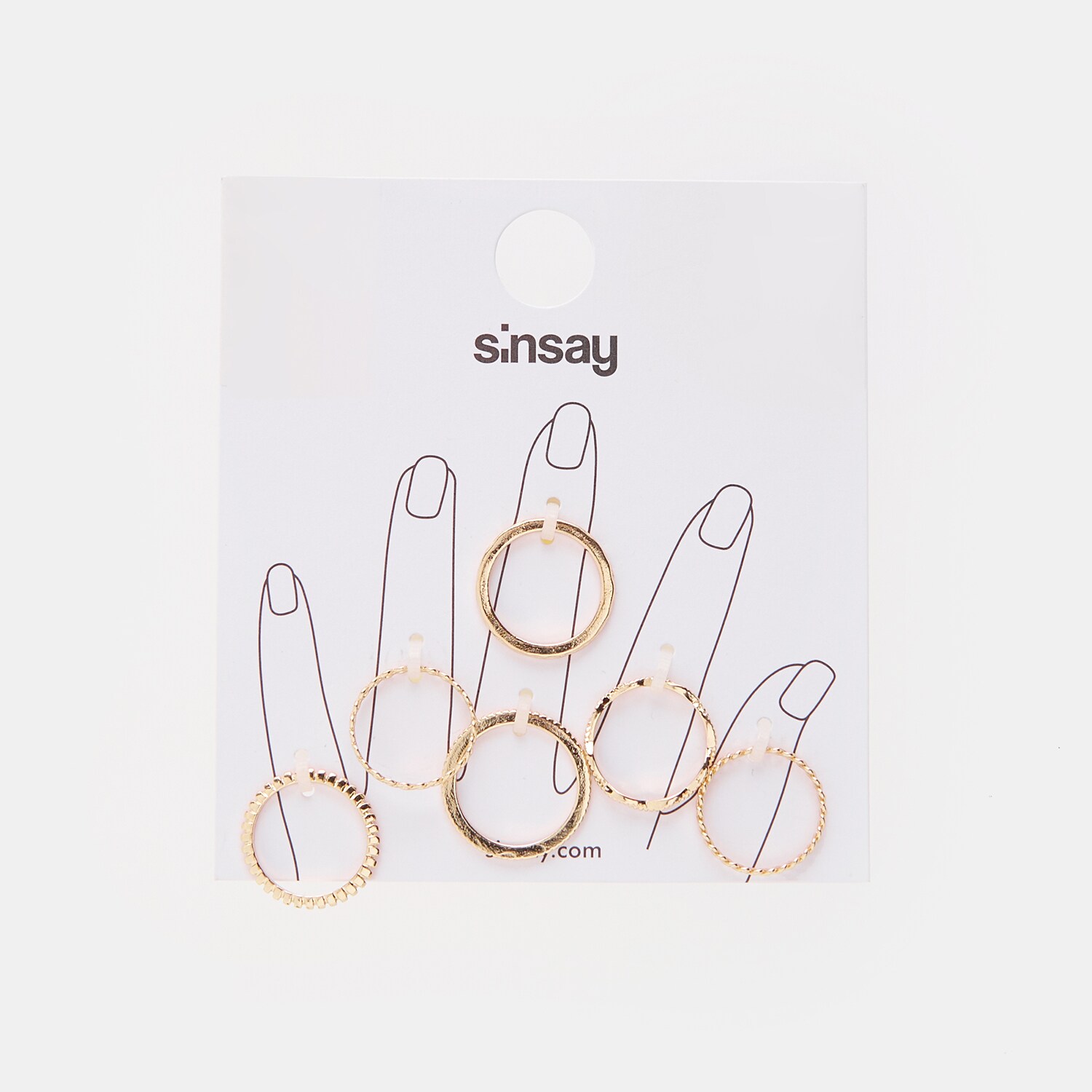 Súprava 6 prsteňov