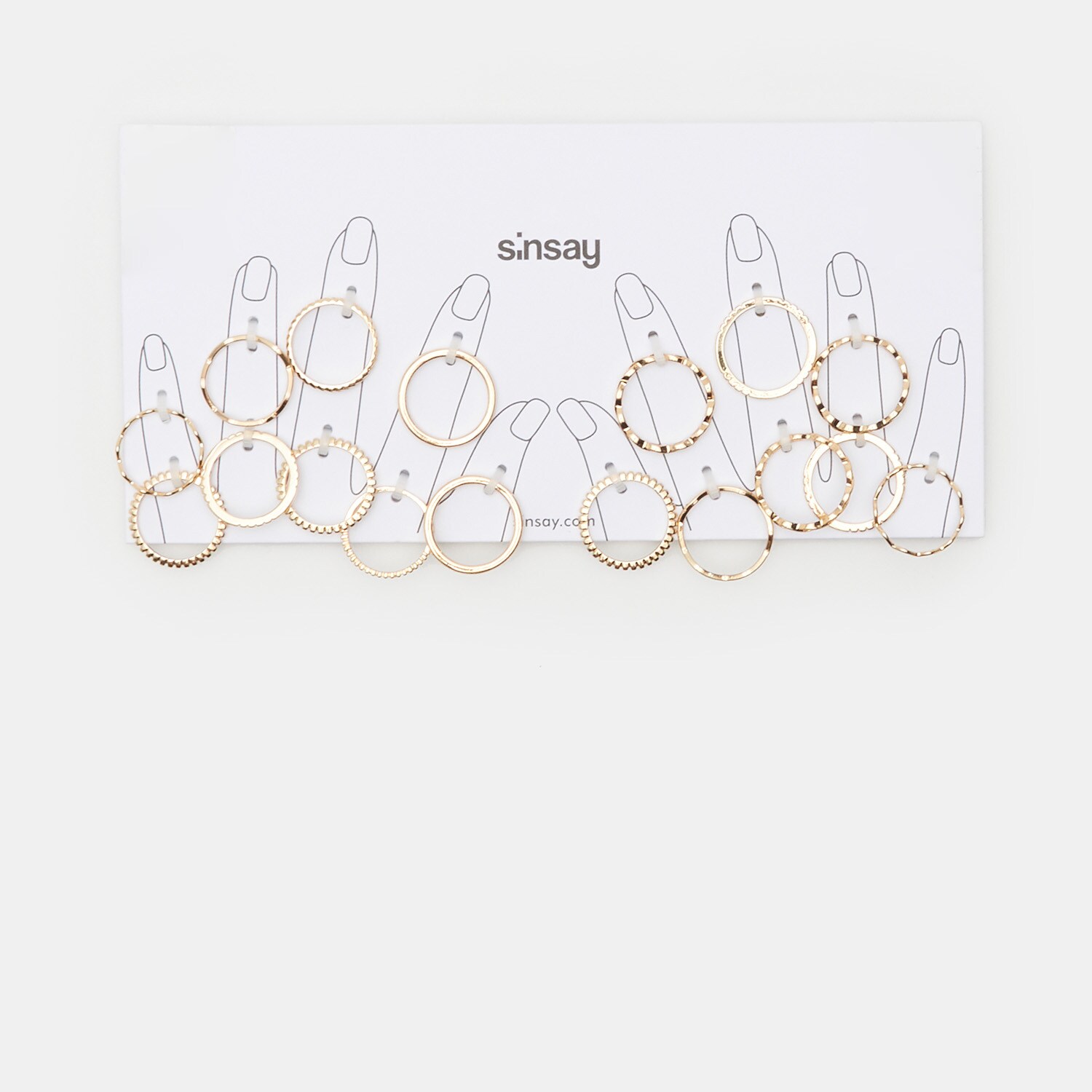 Súprava 17 prsteňov