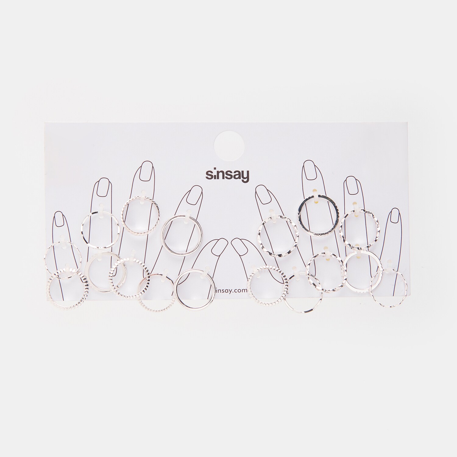 Súprava 17 prsteňov