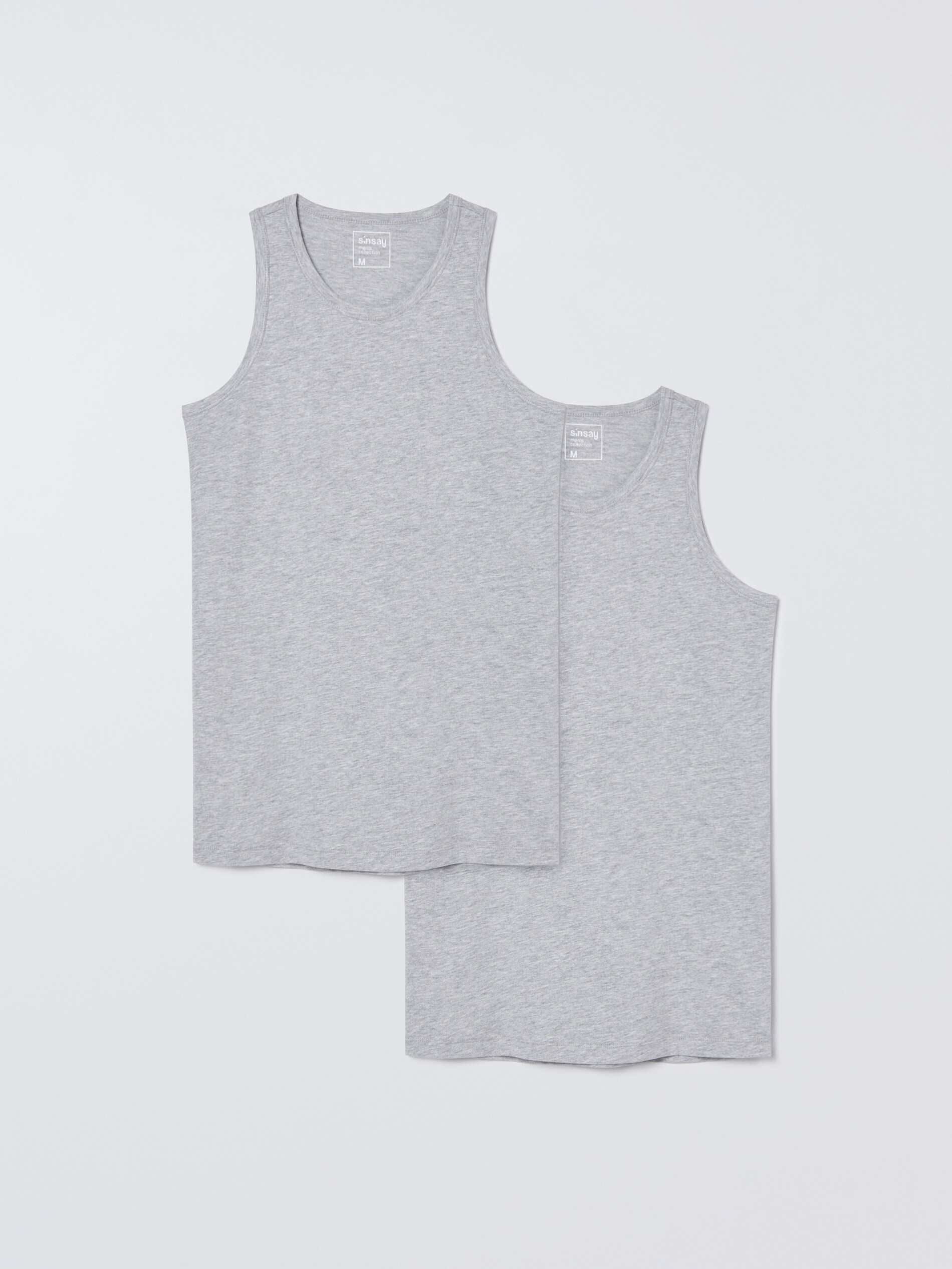 Súprava 2 basic tričiek bez rukávov