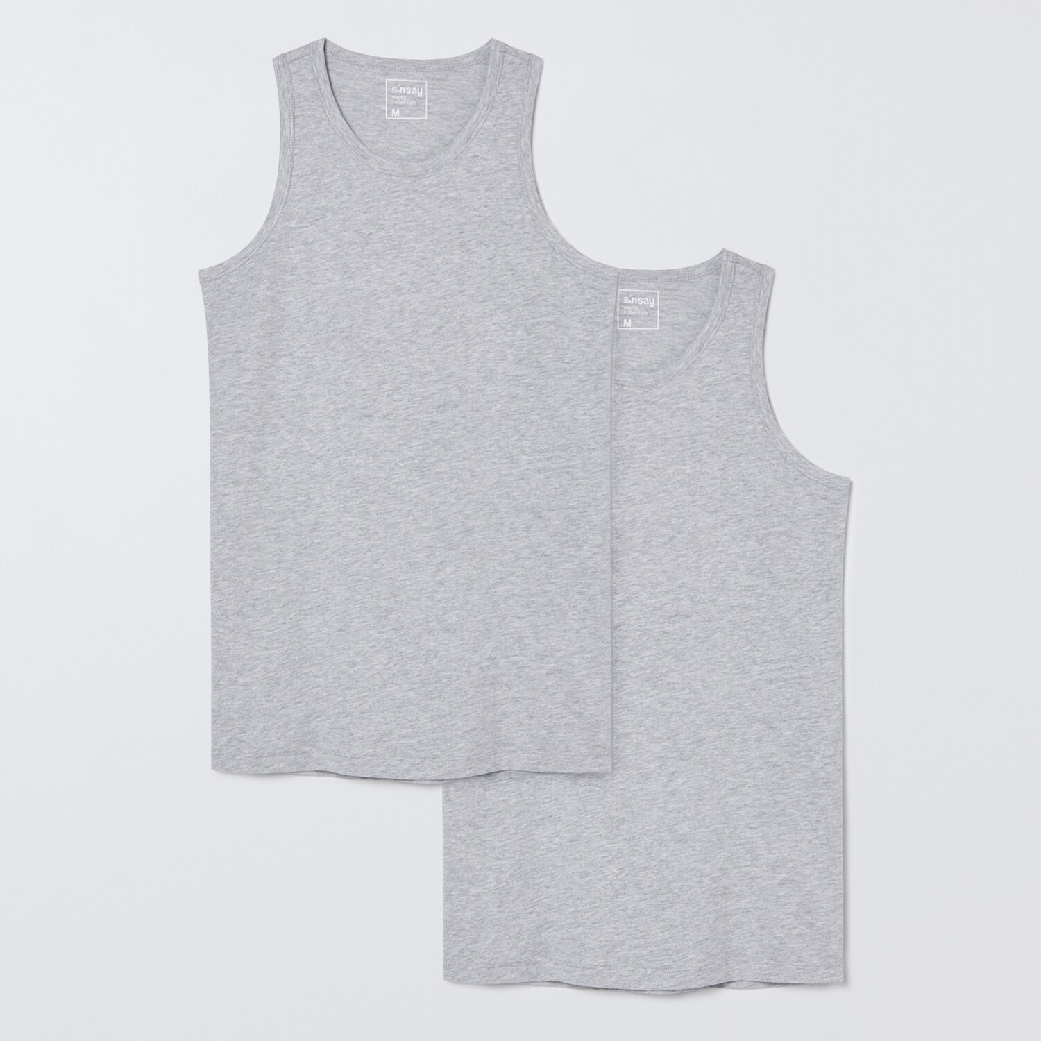 Súprava 2 basic tričiek bez rukávov