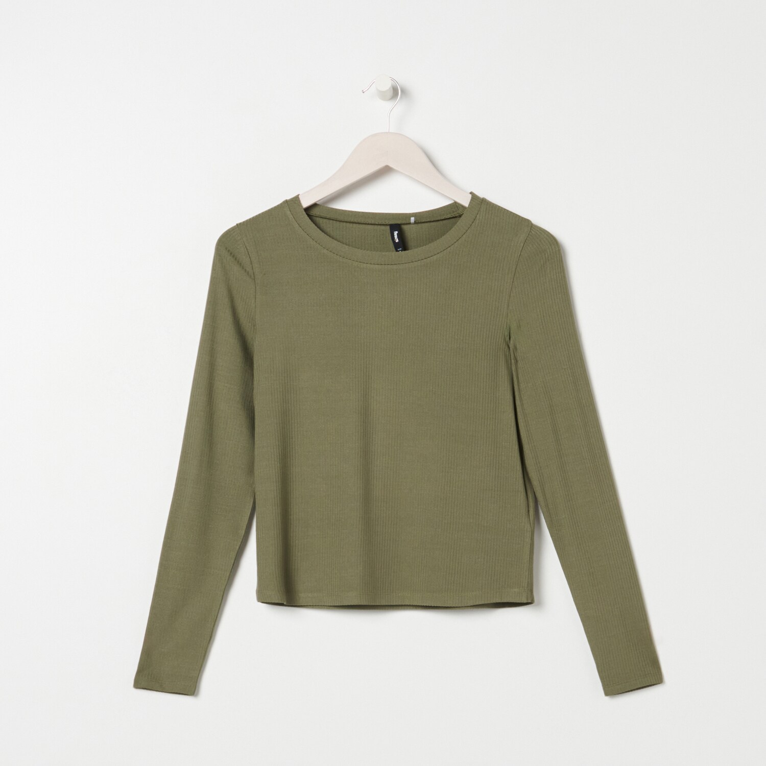 Crop top s dlhými rukávmi