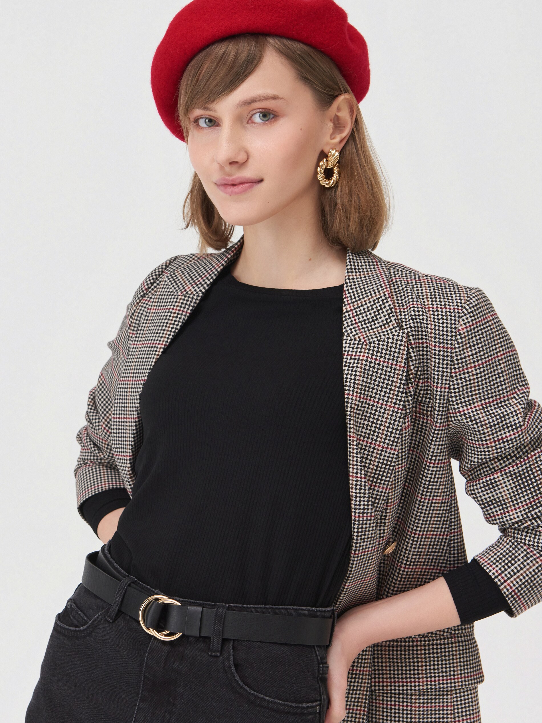 Crop top s dlhými rukávmi