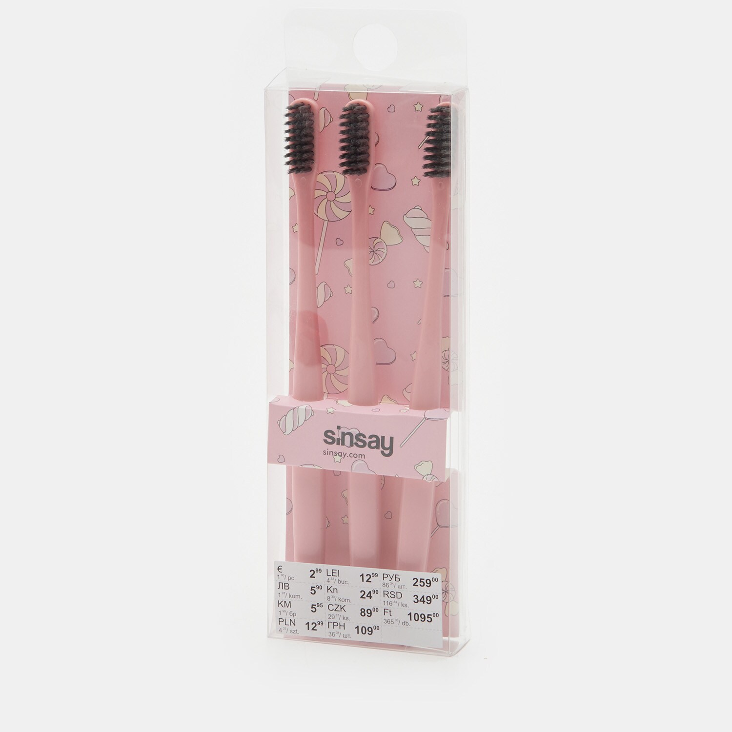 Súprava 3 zubných kefiek