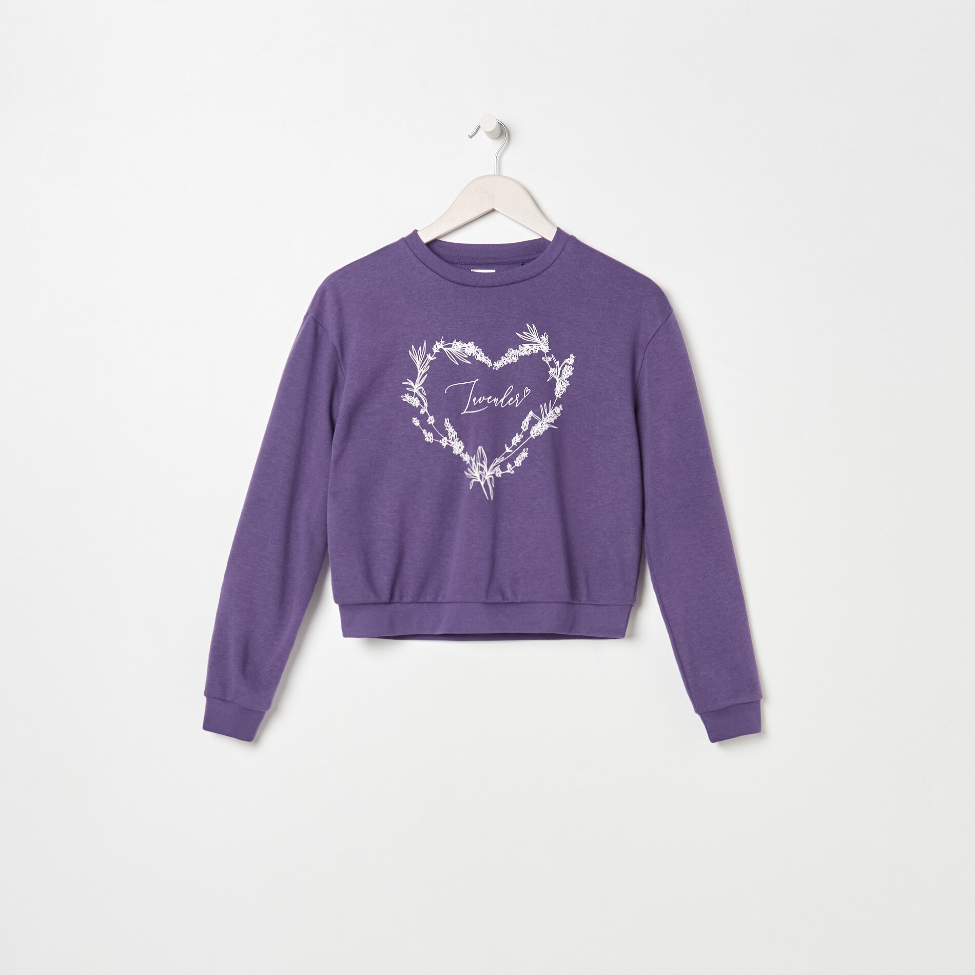 Krátka mikina s potlačou