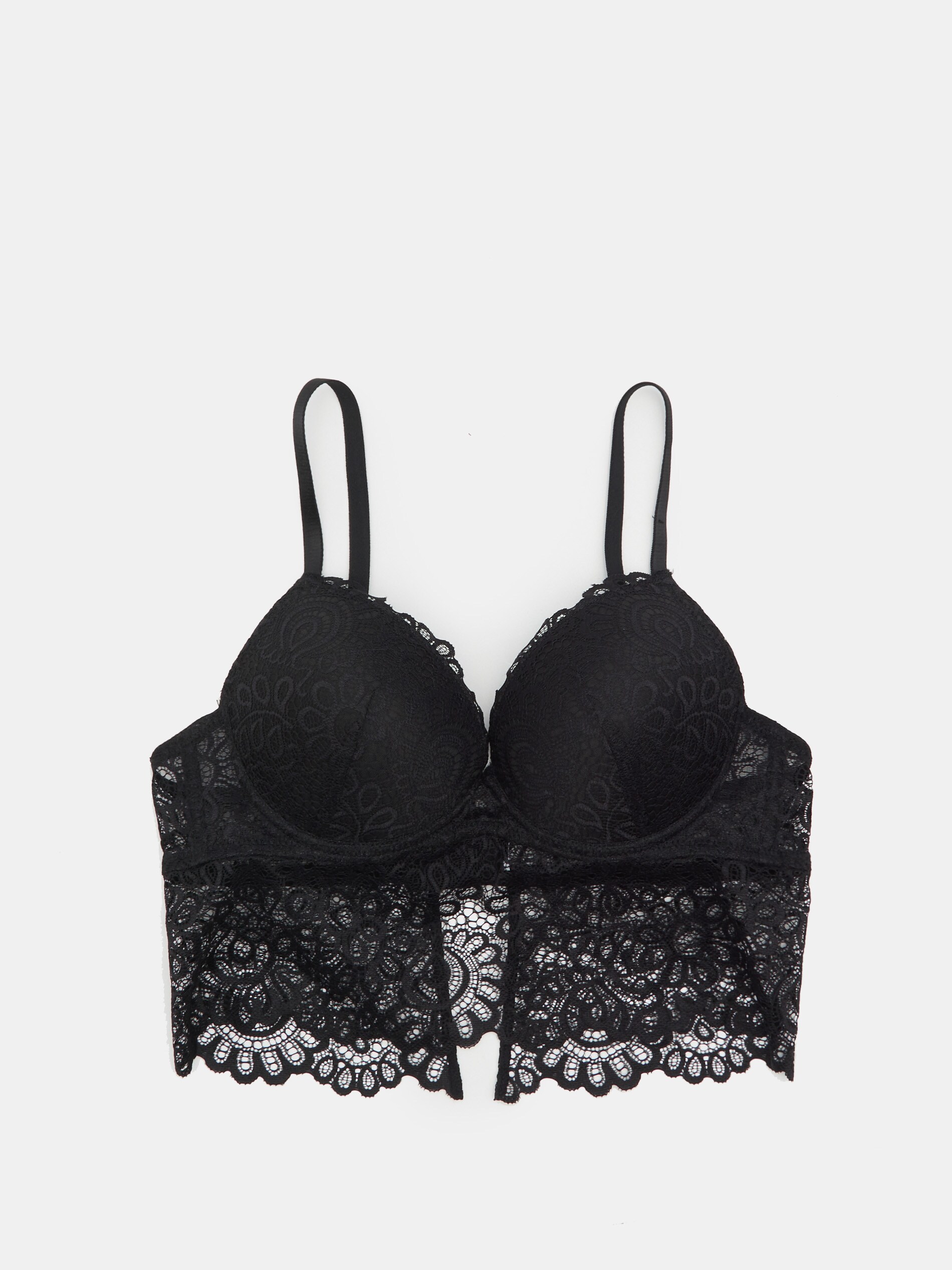 Čipkovaná push up podprsenka