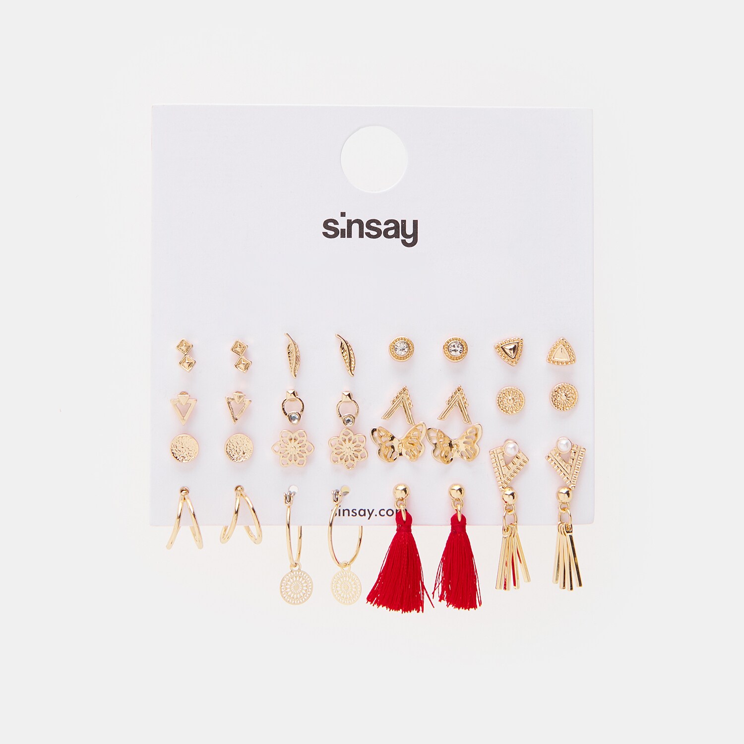 Súprava 15 párov náušníc