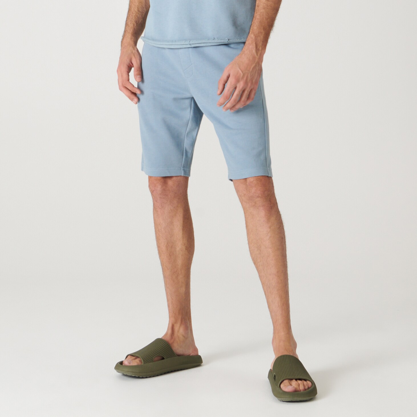Sinsay – Pantaloni scurți Comfort – Albastru Sinsay Sinsay