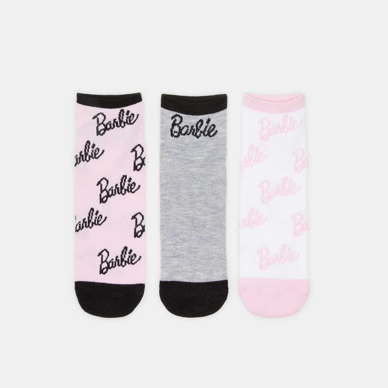 Súprava 3 párov ponožiek Barbie