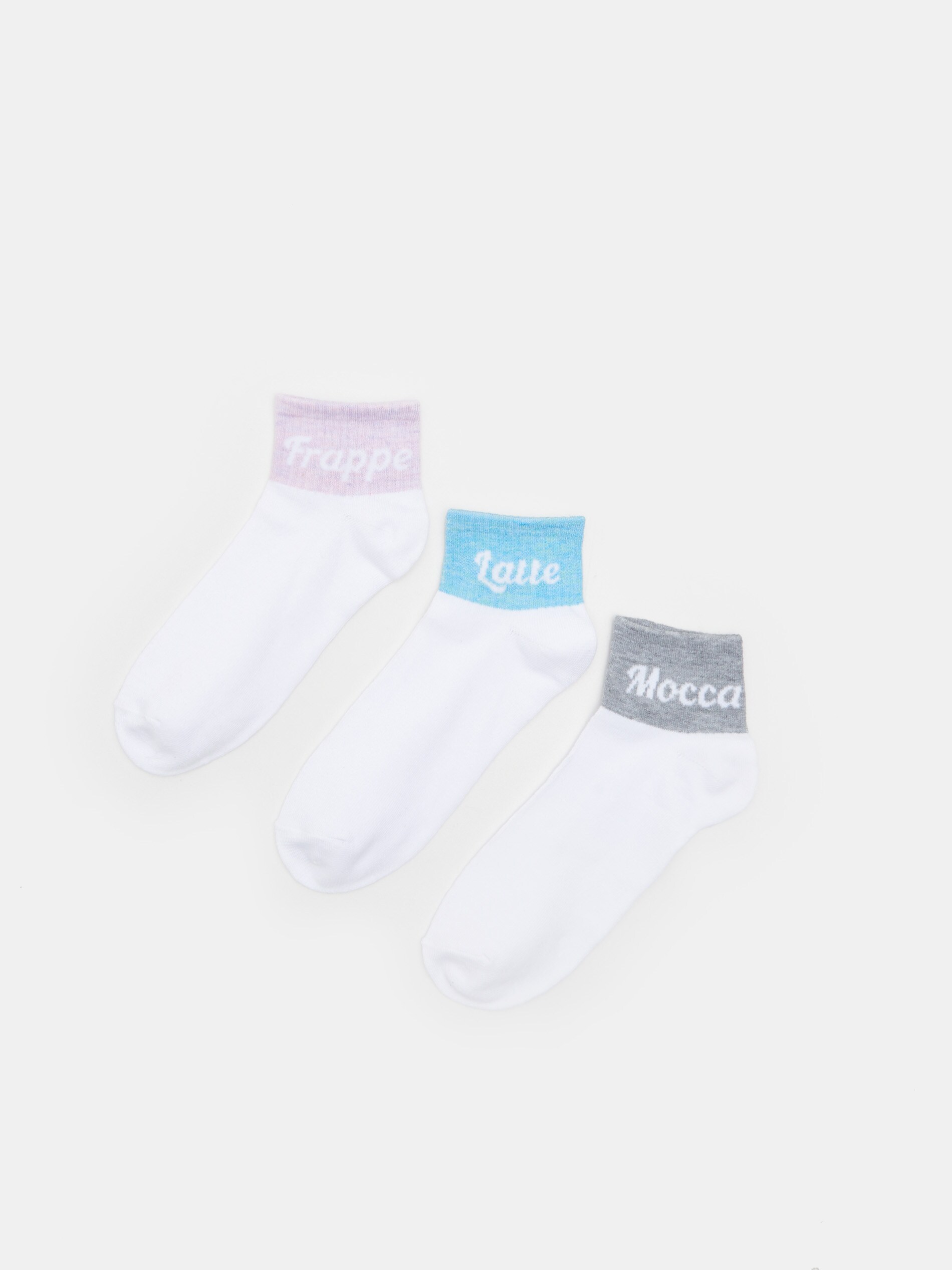 Súprava 3 párov dámskych ponožiek