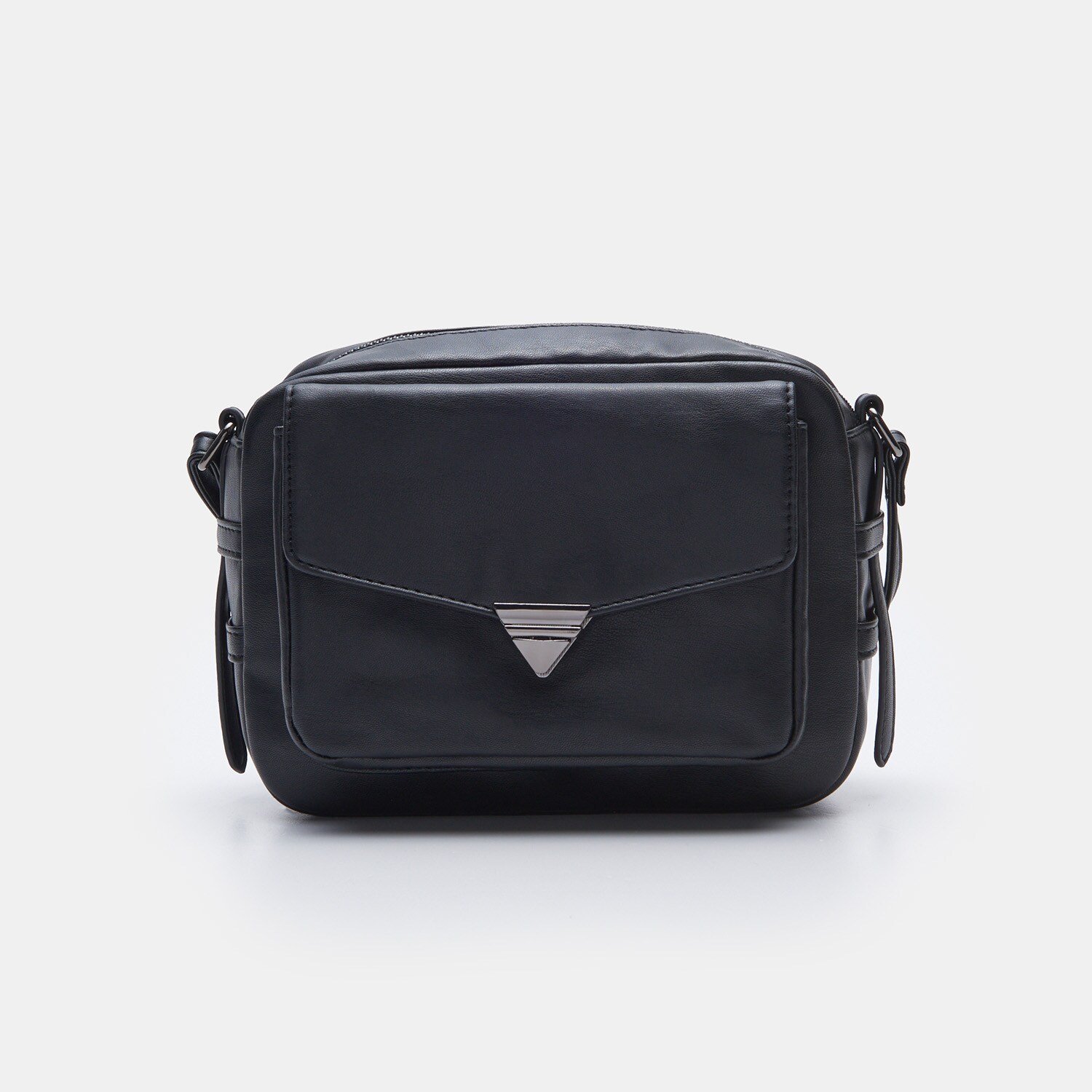 Kabelka typu messenger s ozdobnou prackou