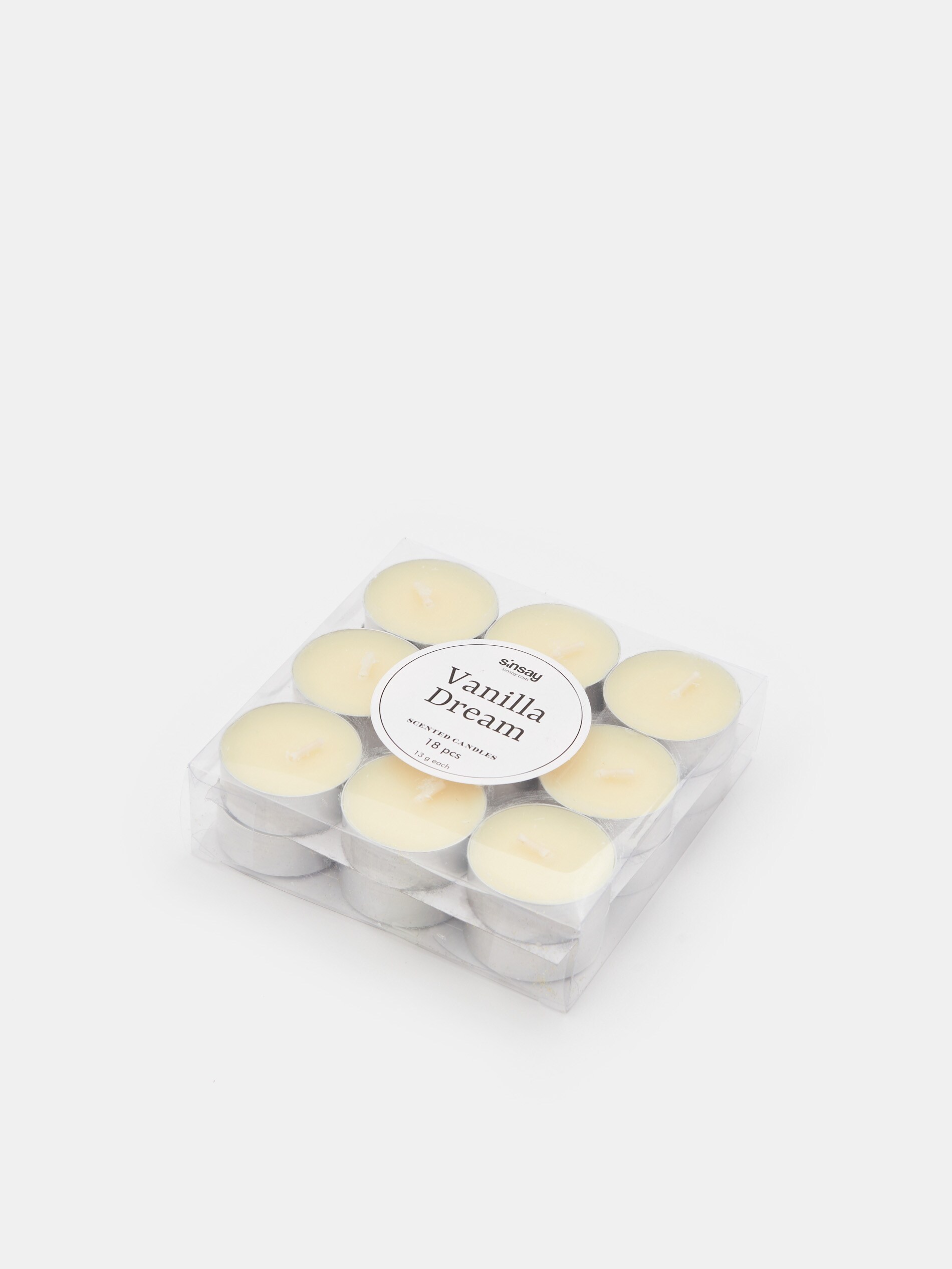 Balenie 18 sviečok s vôňou Vanilla Dream