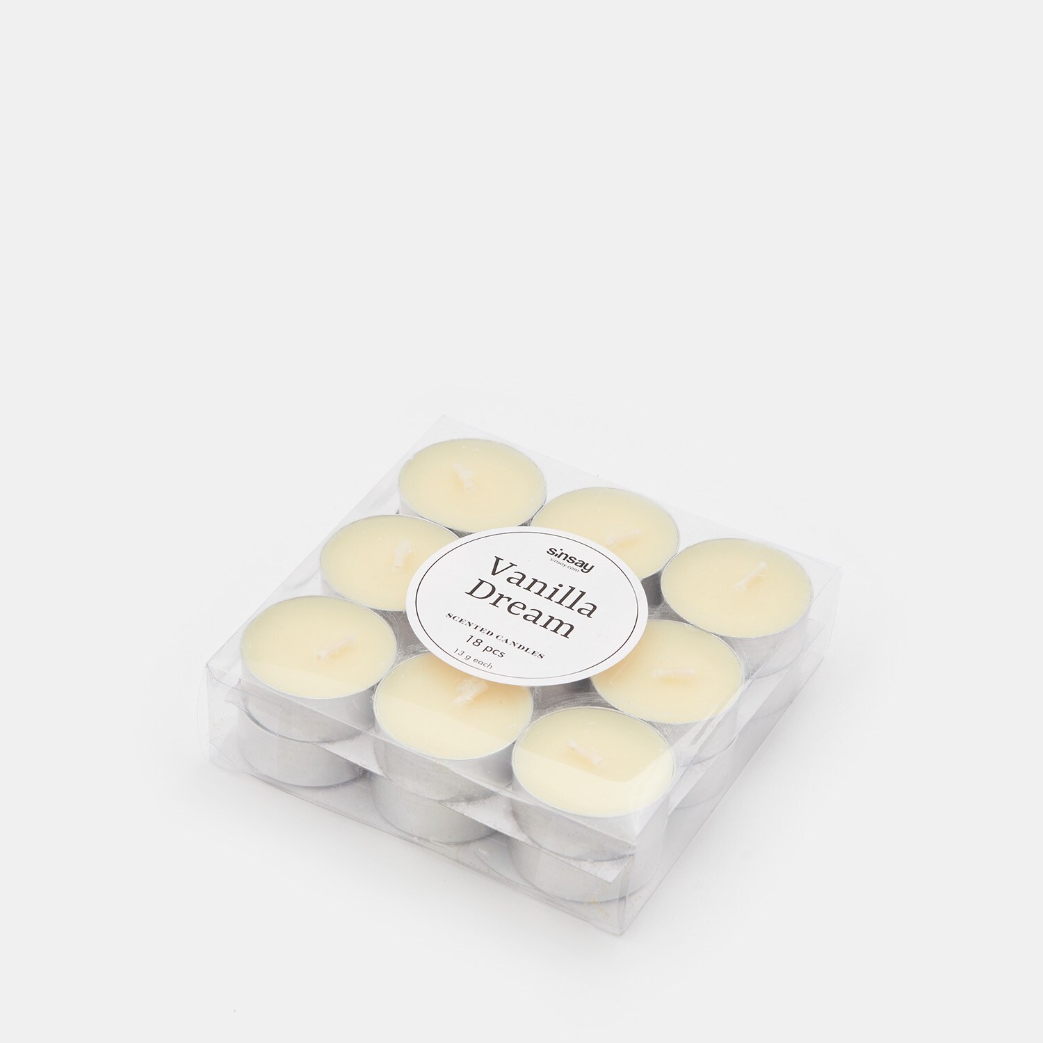 Balenie 18 sviečok s vôňou Vanilla Dream