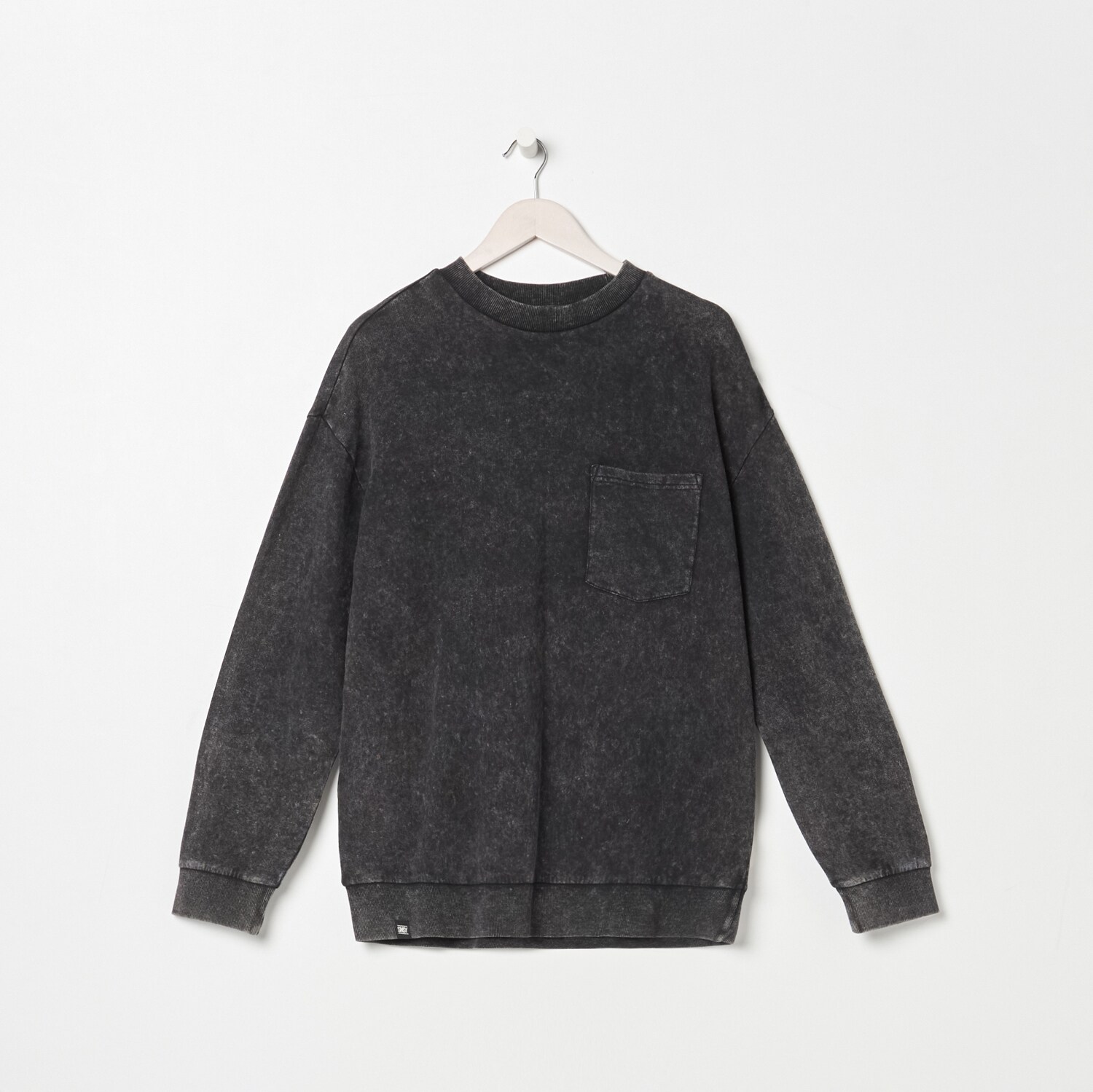 Mikina s vypraným efektom