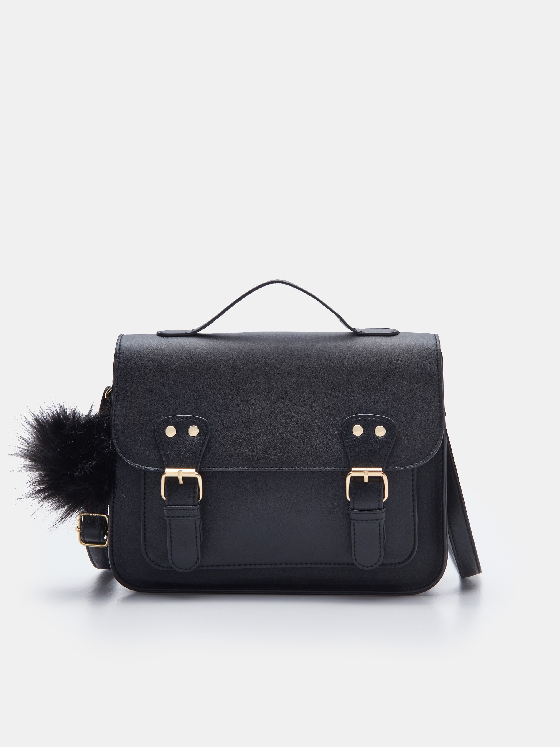 Kabelka typu messenger s prackami