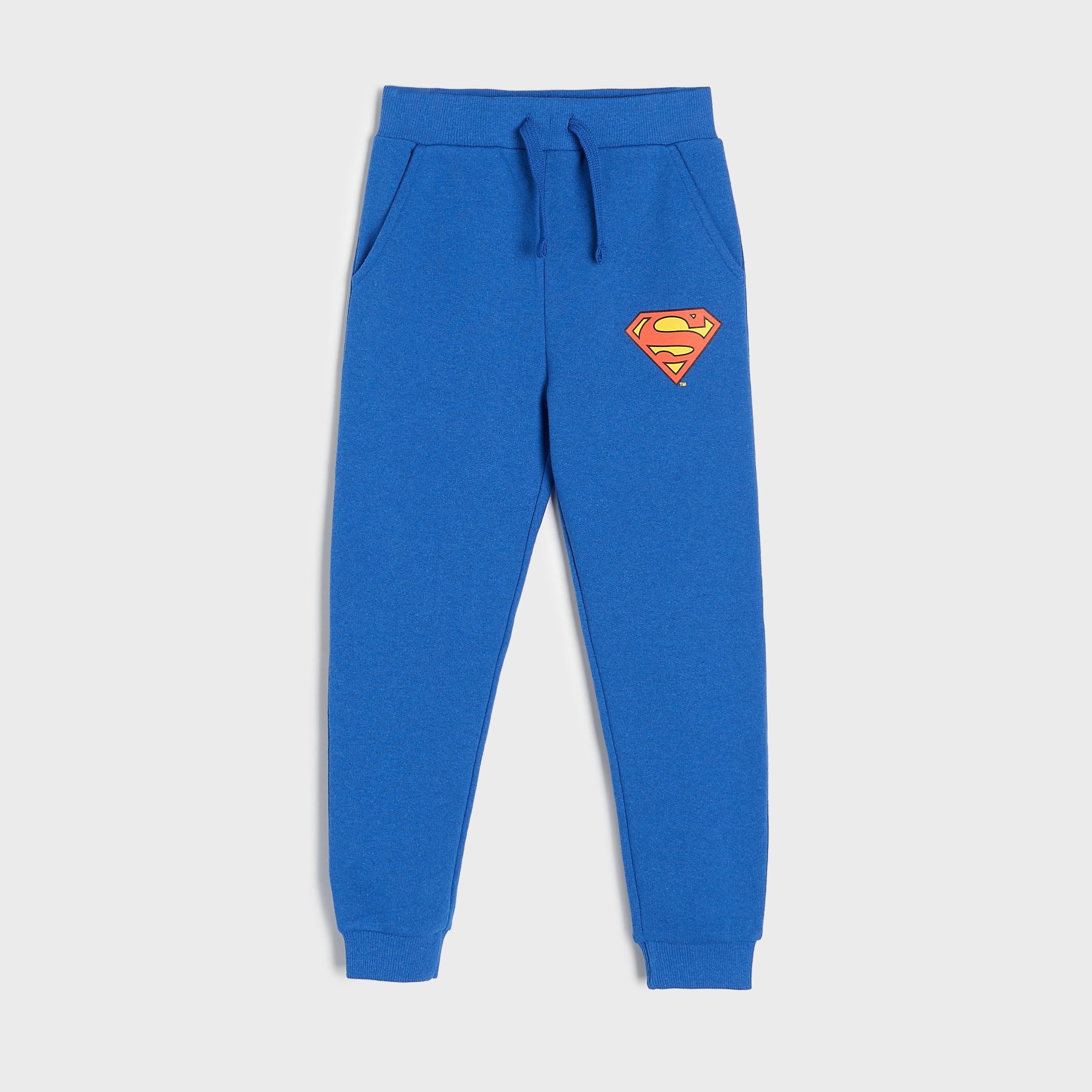 Sinsay – Pantaloni jogger cu Superman – Albastru Sinsay Sinsay