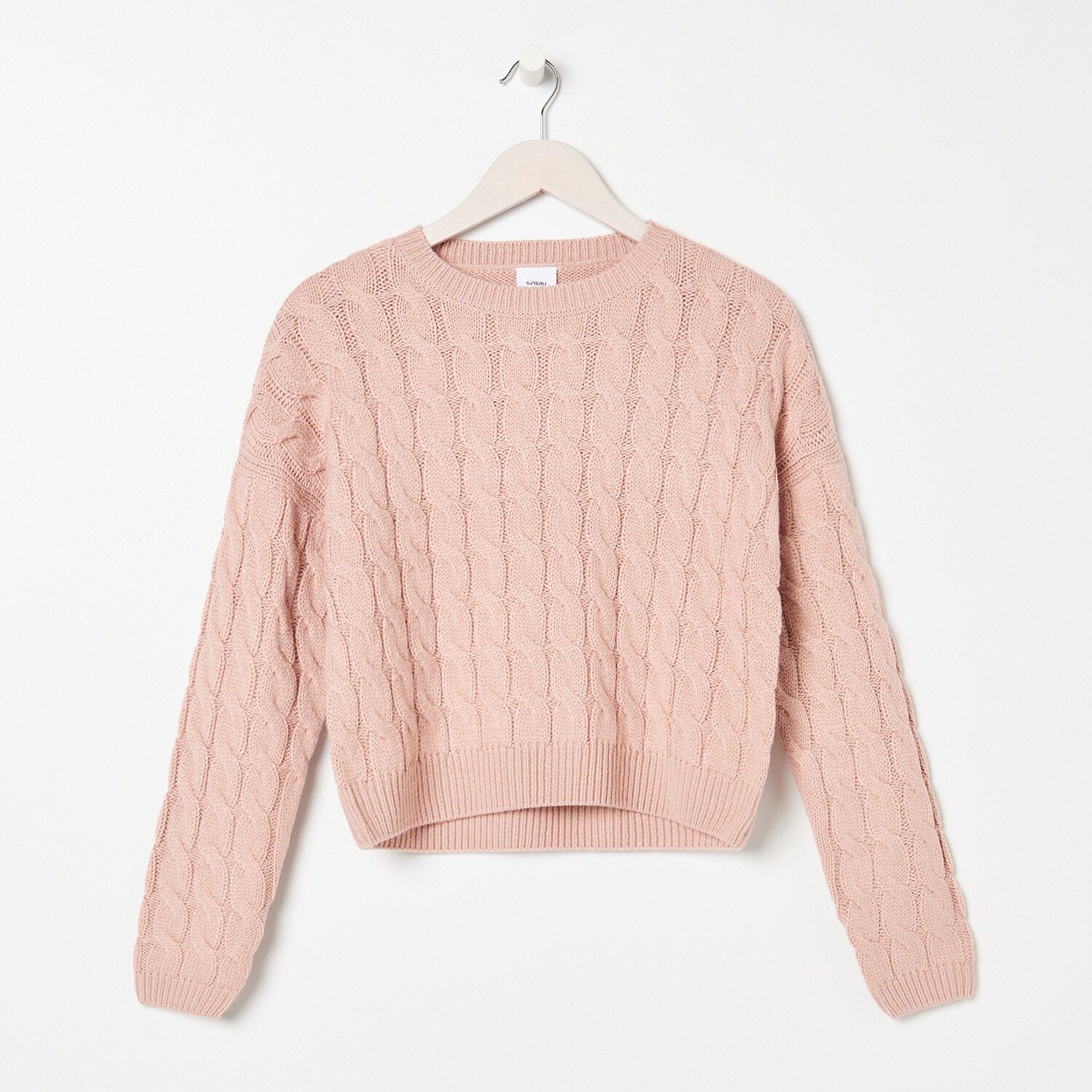 Sveter s vrkočovým vzorom