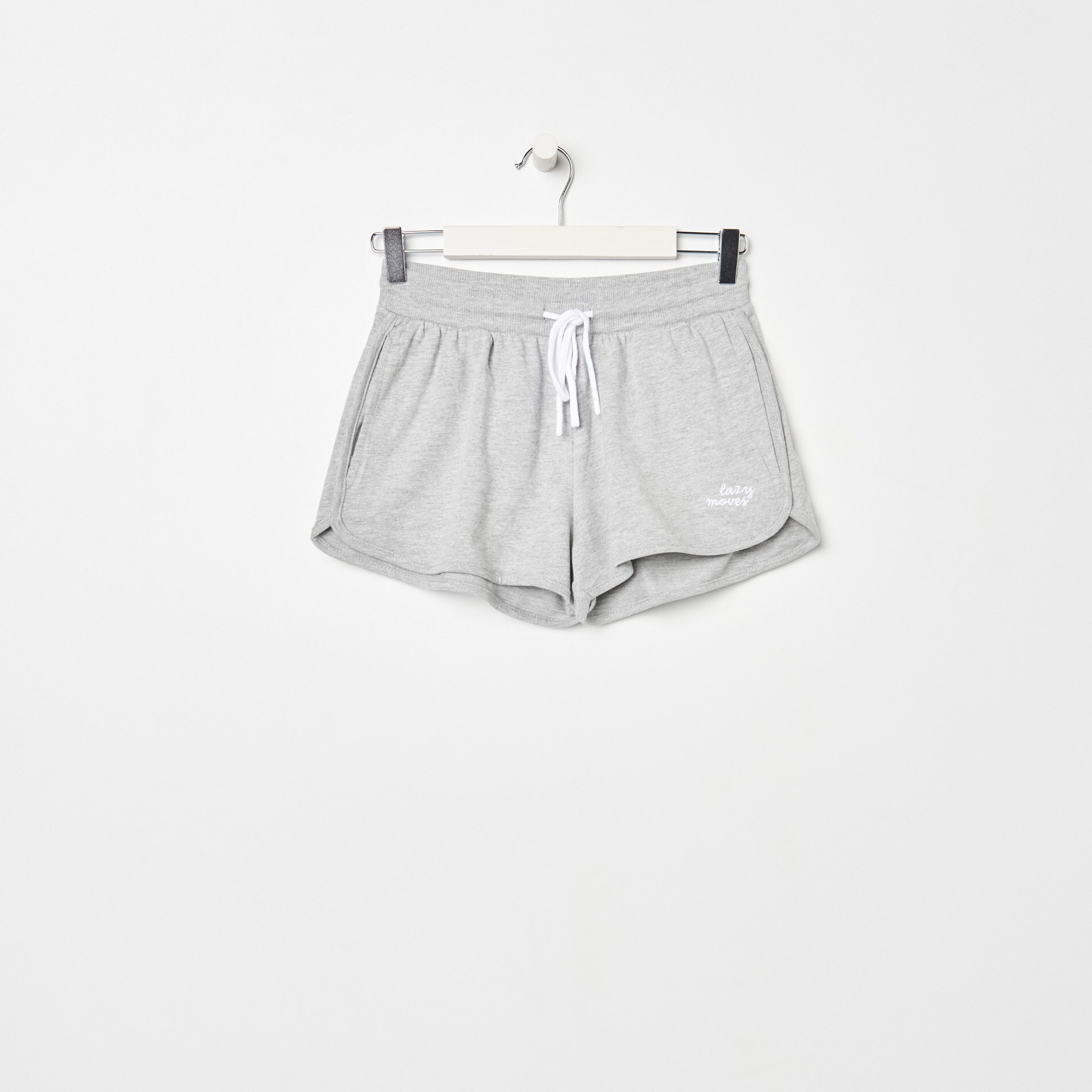 Teplákové šortky s výšivkou