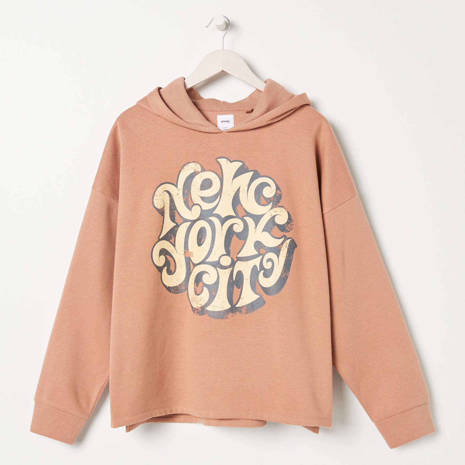 Mikina s kapucňou a potlačou