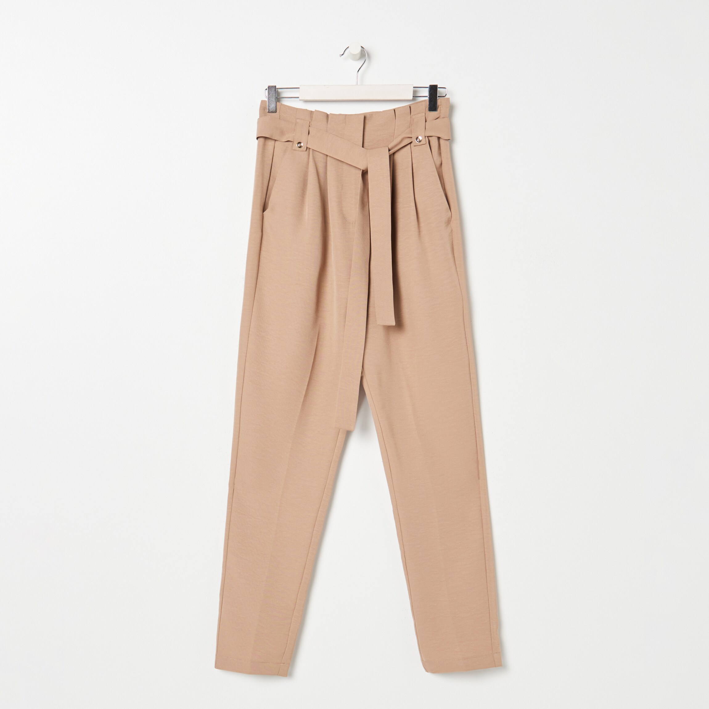 Nohavice paperbag s opaskom