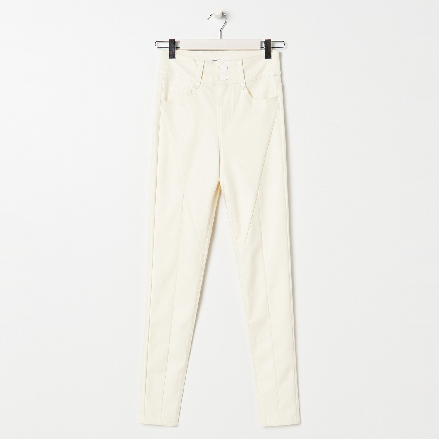 Nohavice s voskovaným efektom