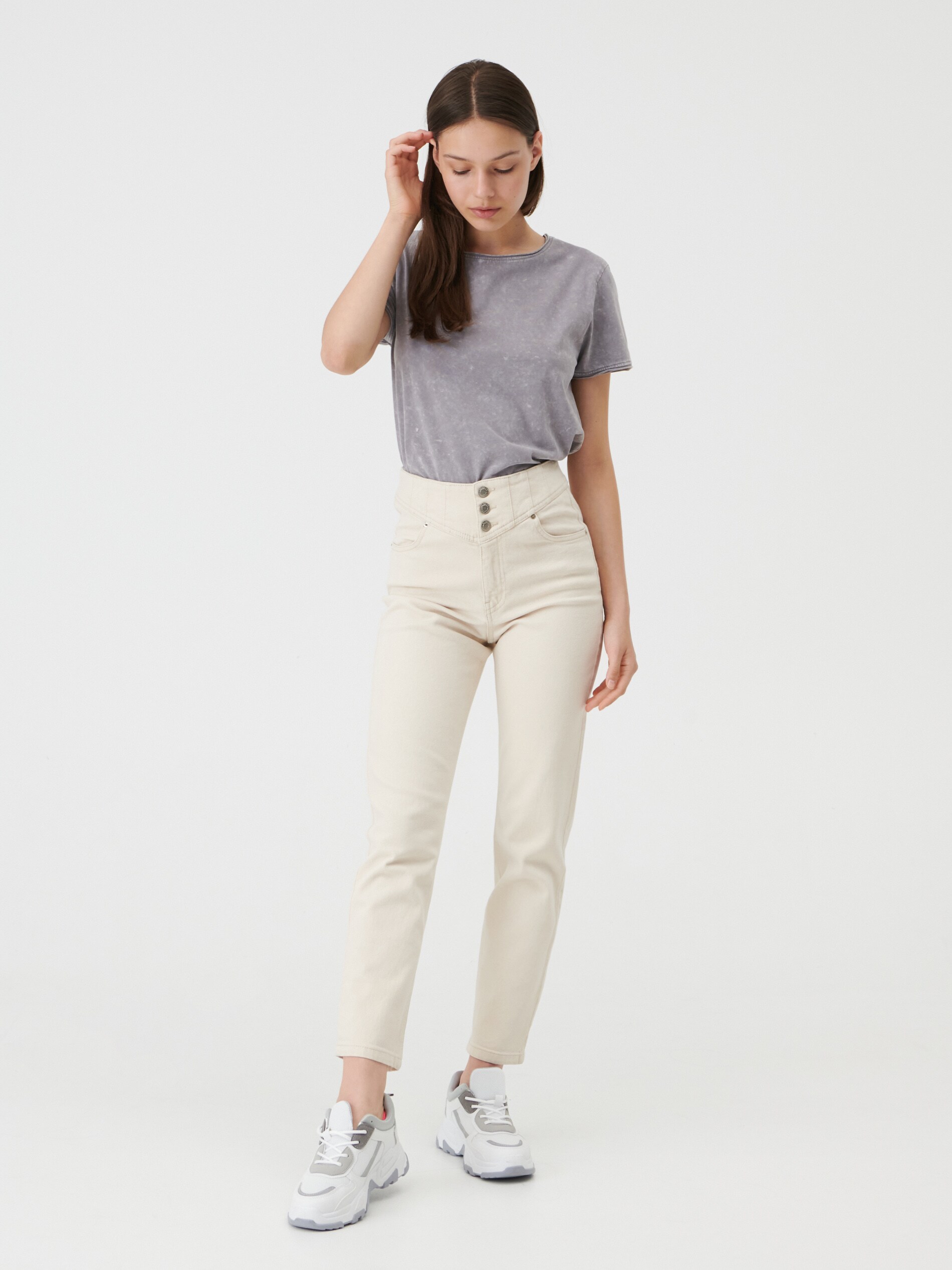 Tričko s vypraným efektom