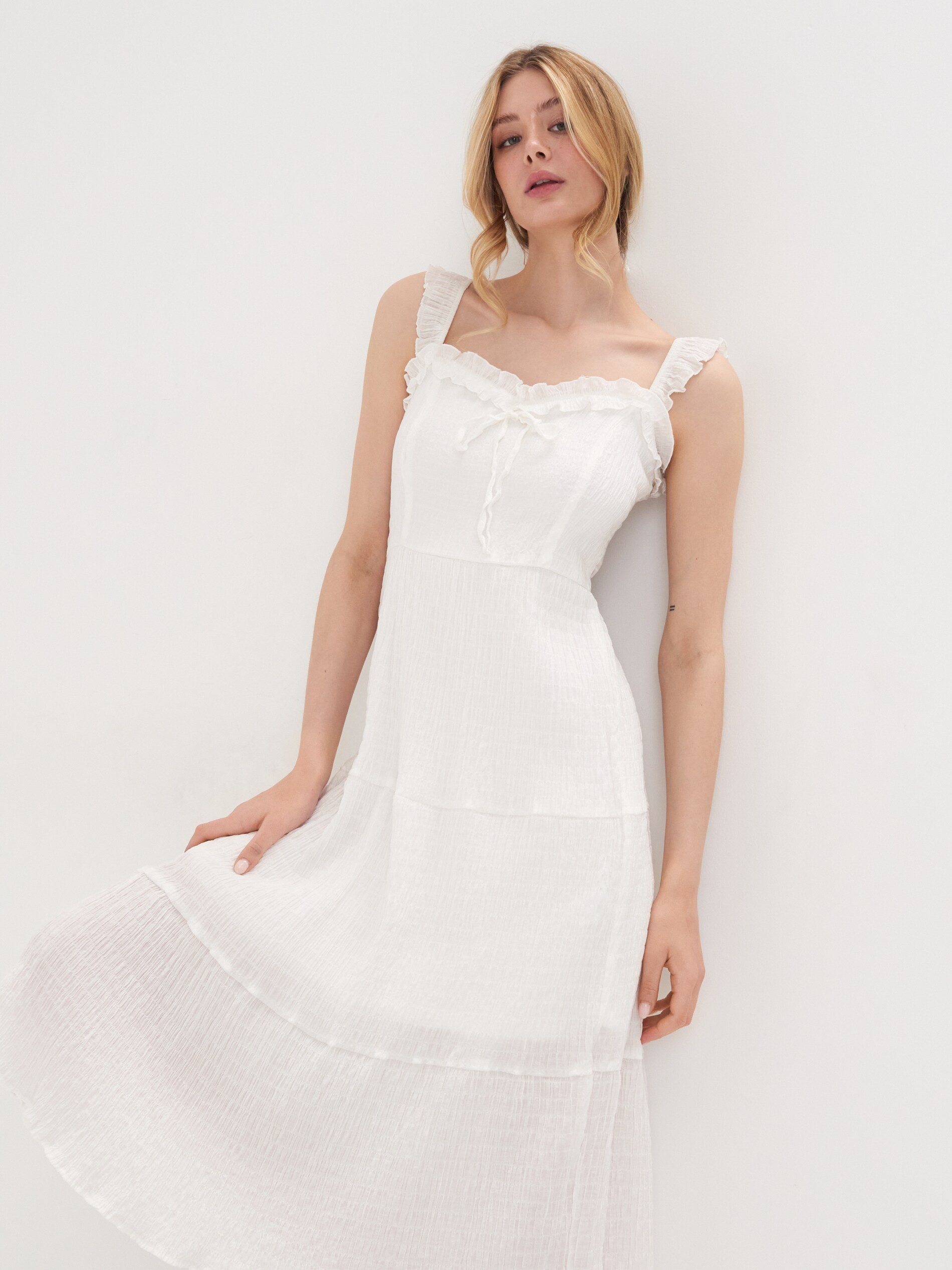 Midišaty s volánmi