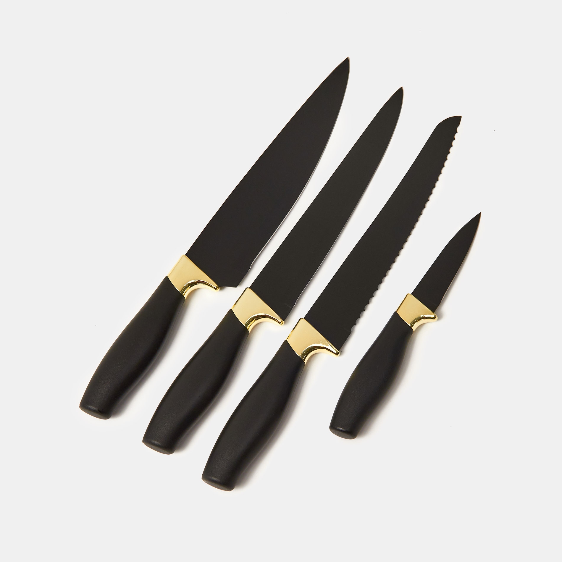 Sinsay – Set de 4 cuțite de bucătărie – Negru Sinsay Sinsay
