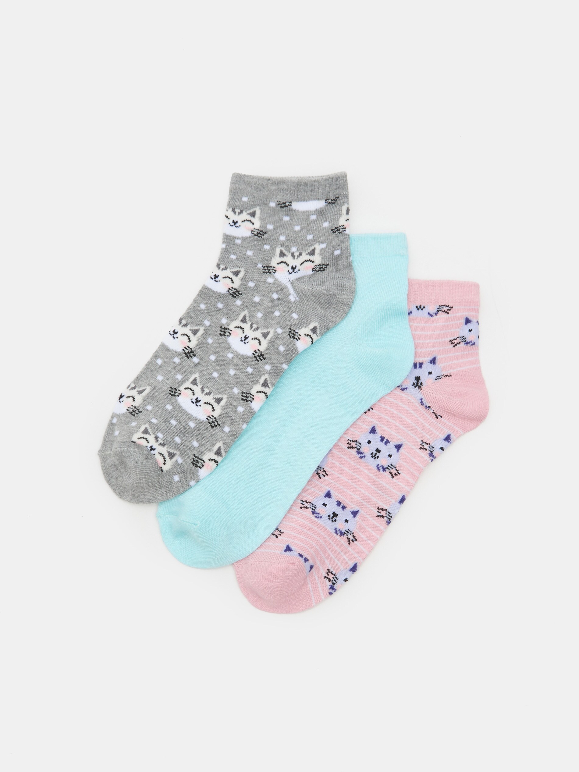 Súprava 3 párov ponožiek