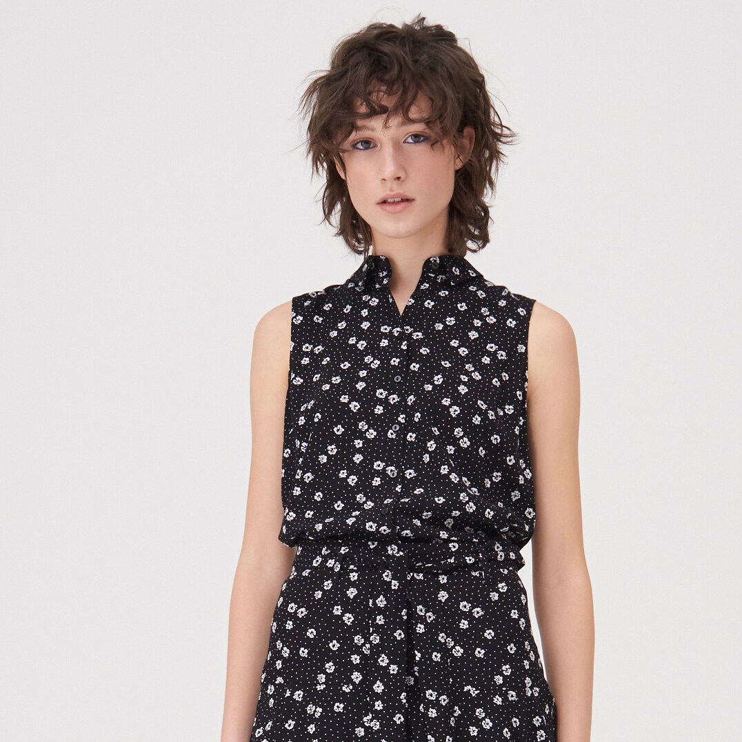 Košeľa bez rukávov