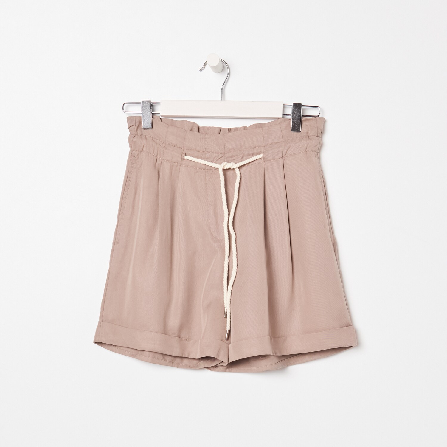 Látkové šortky paperbag