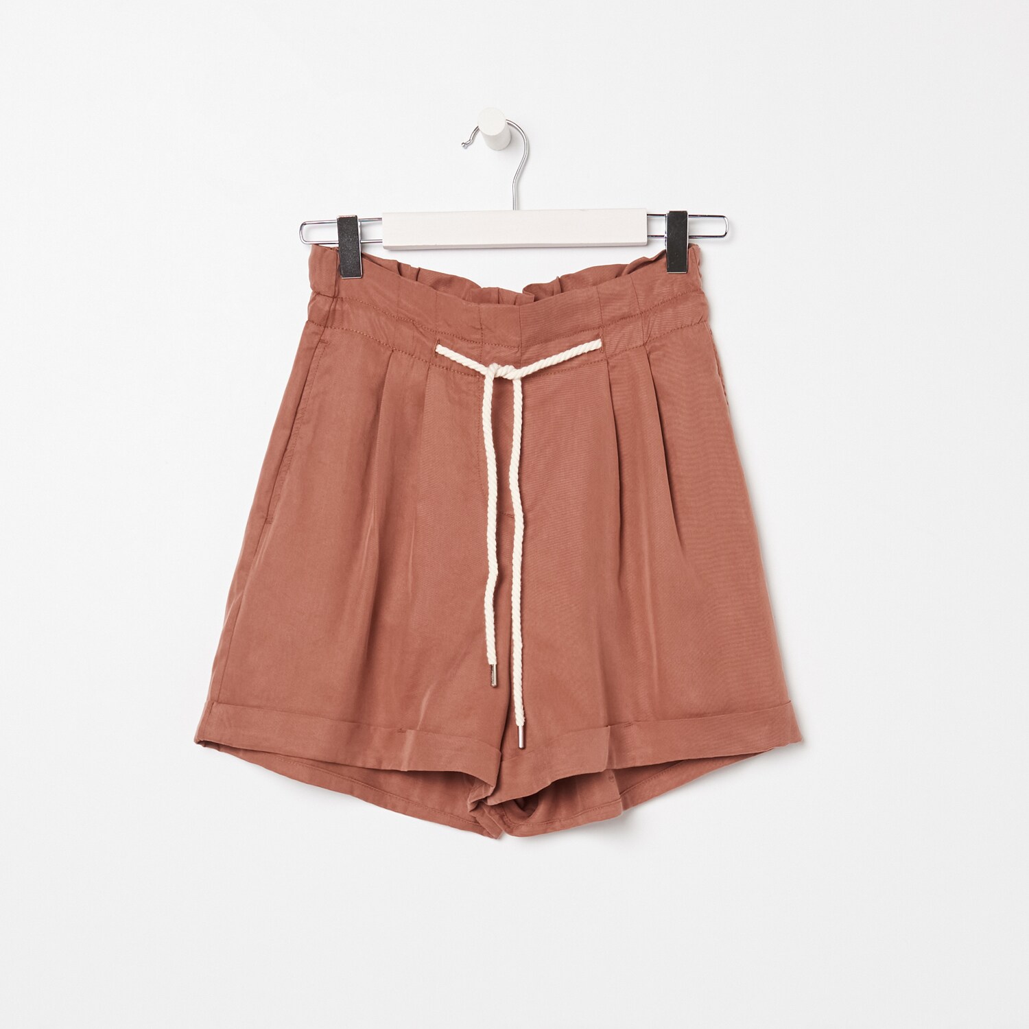 Látkové šortky paperbag