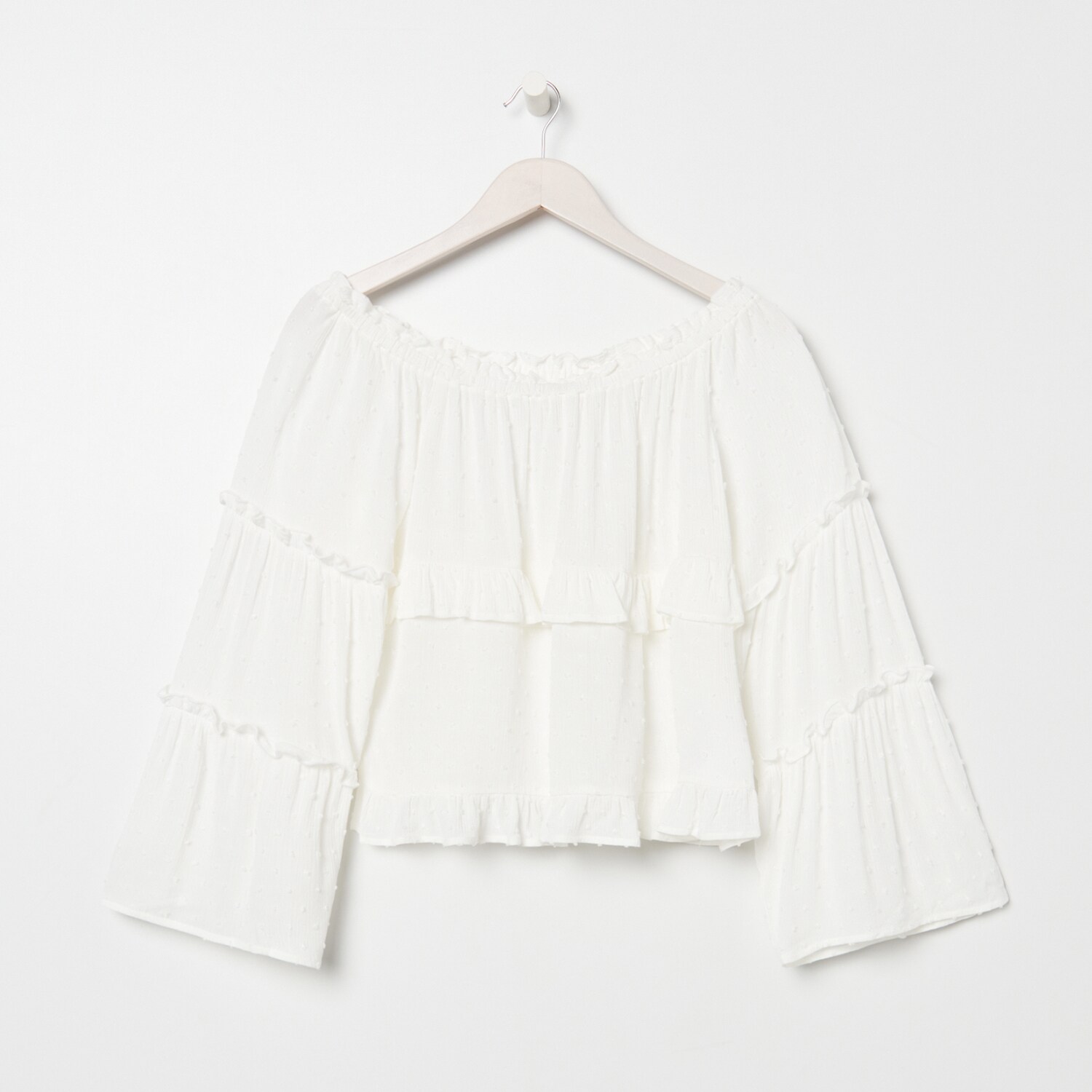 Blúzka z látky plumetis