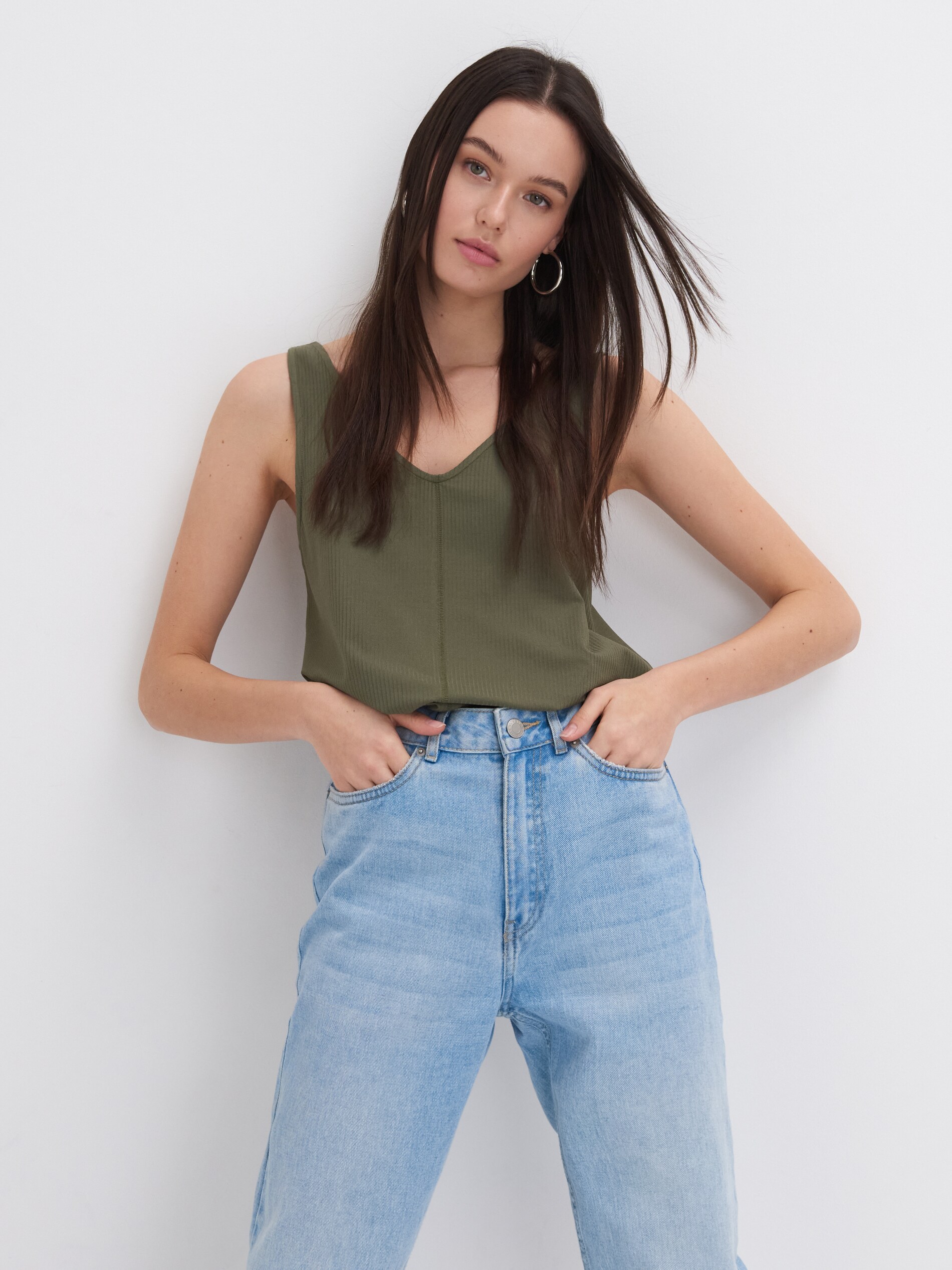 Blúzka bez rukávov