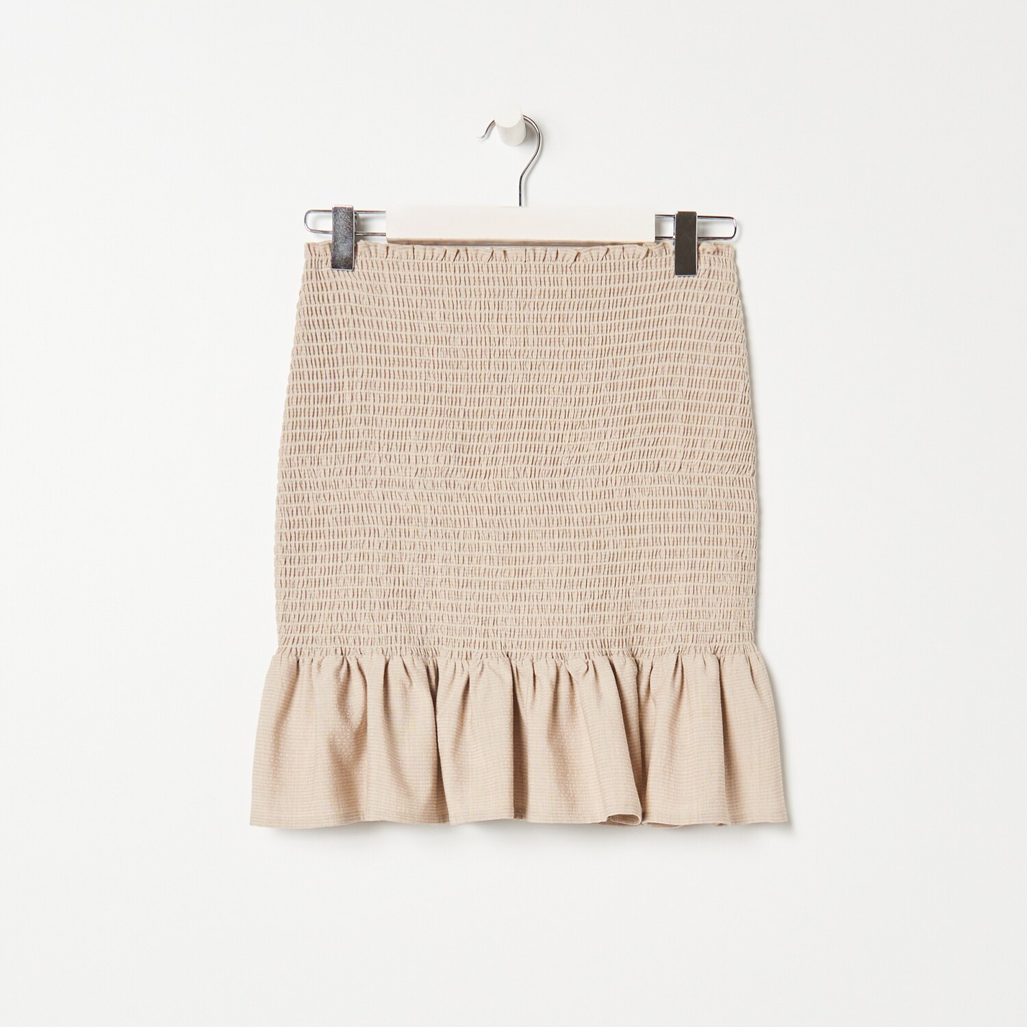 Riasená minisukňa
