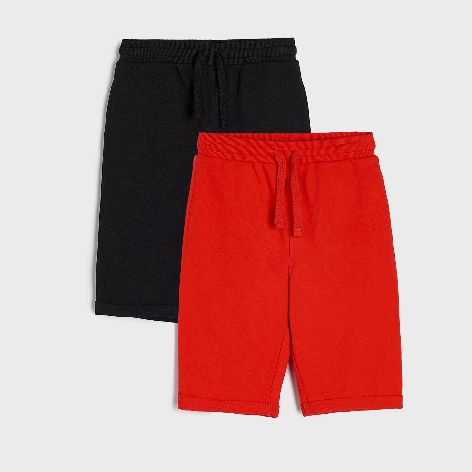 Sinsay – Set de 2 perechi de pantaloni scurți – Roșu Sinsay Sinsay