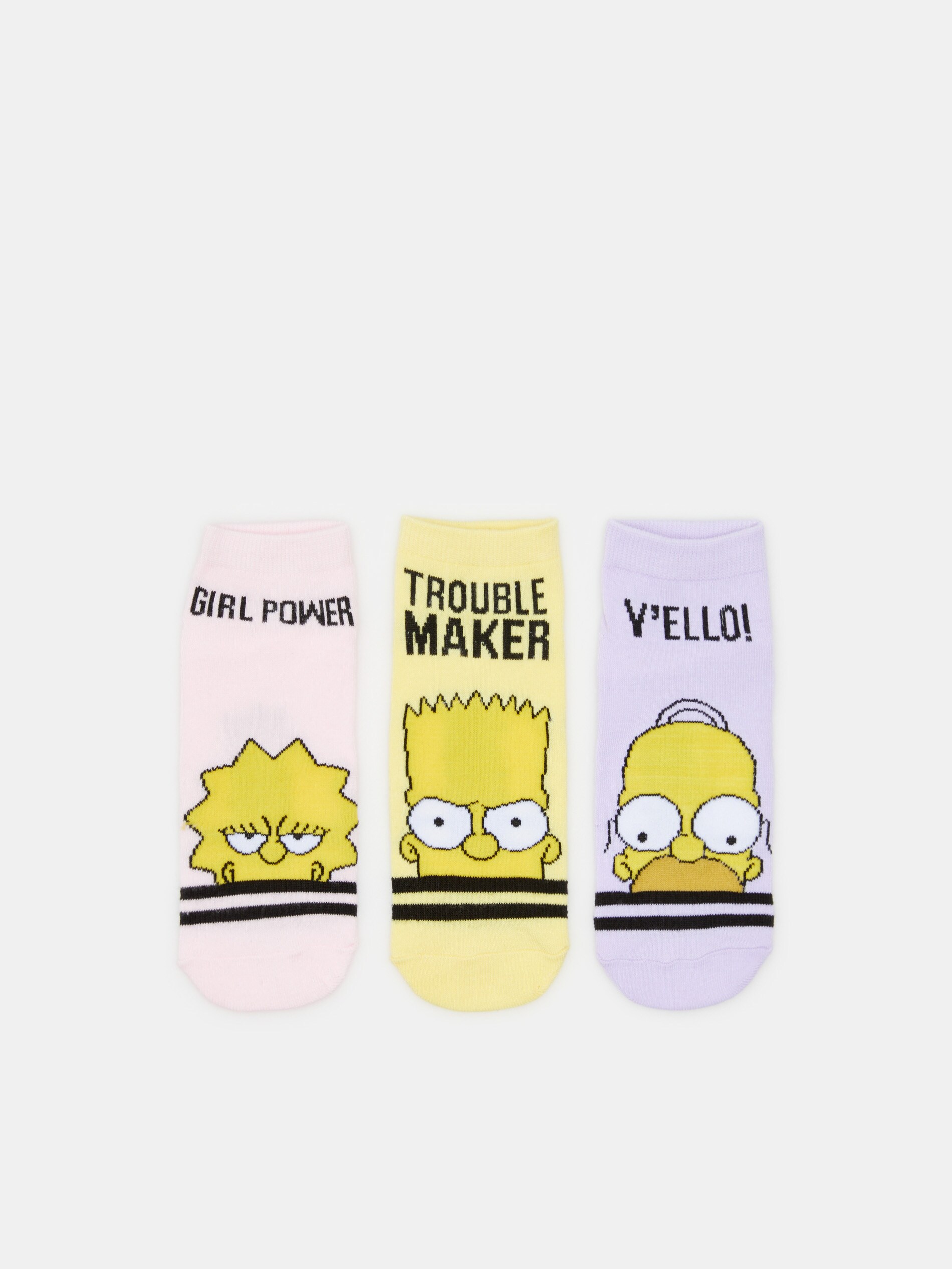 Súprava 3 párov ponožiek The Simpsons