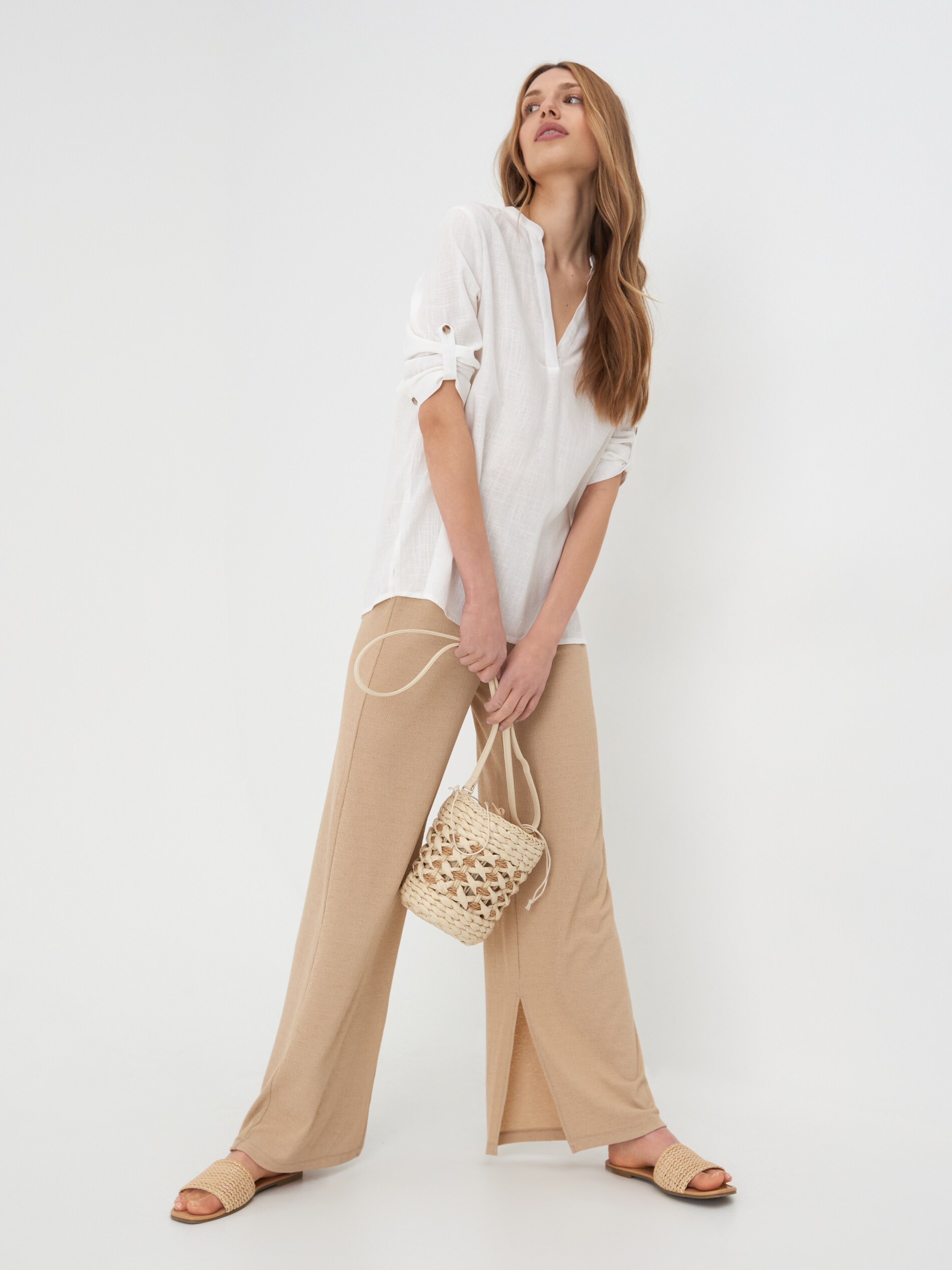 Blúzka s prímesou ľanu