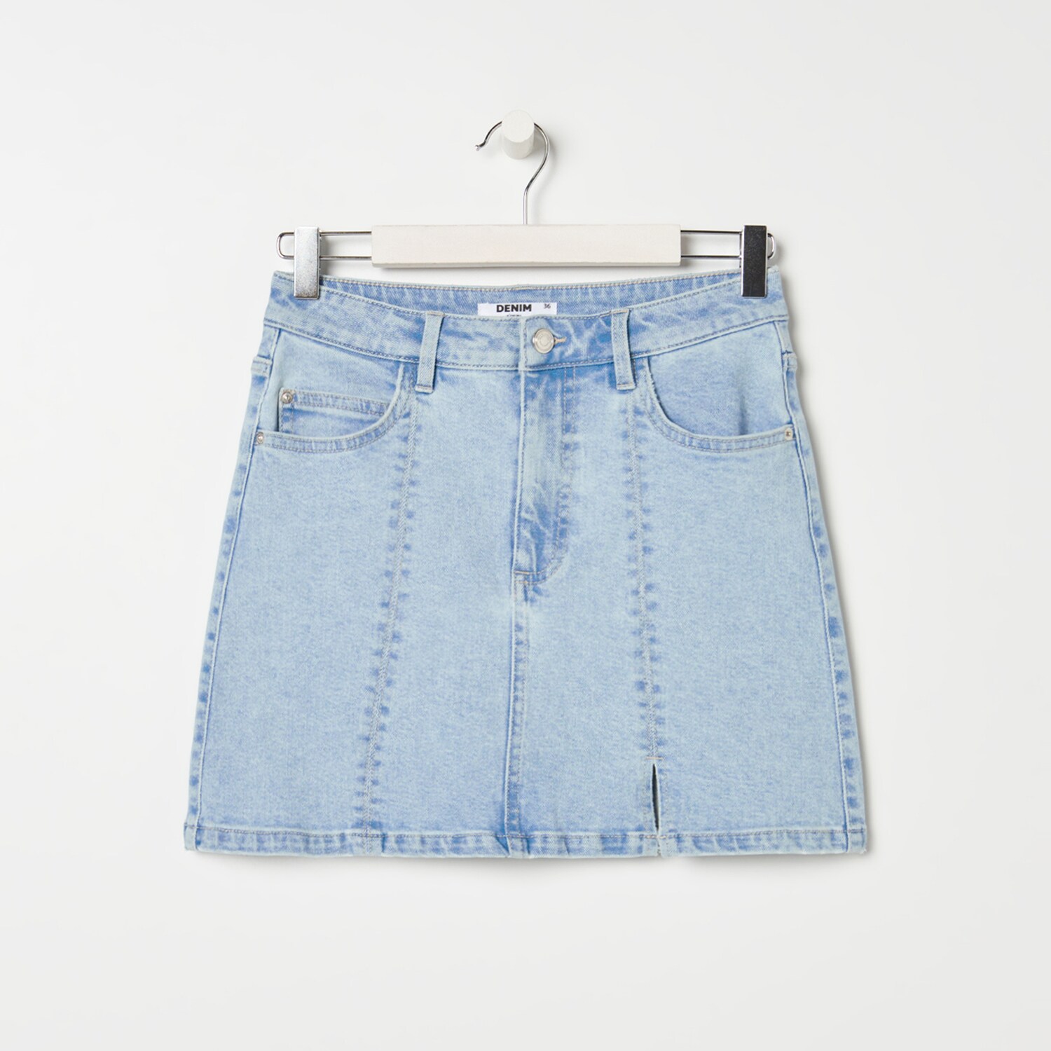 Denimová minisukňa