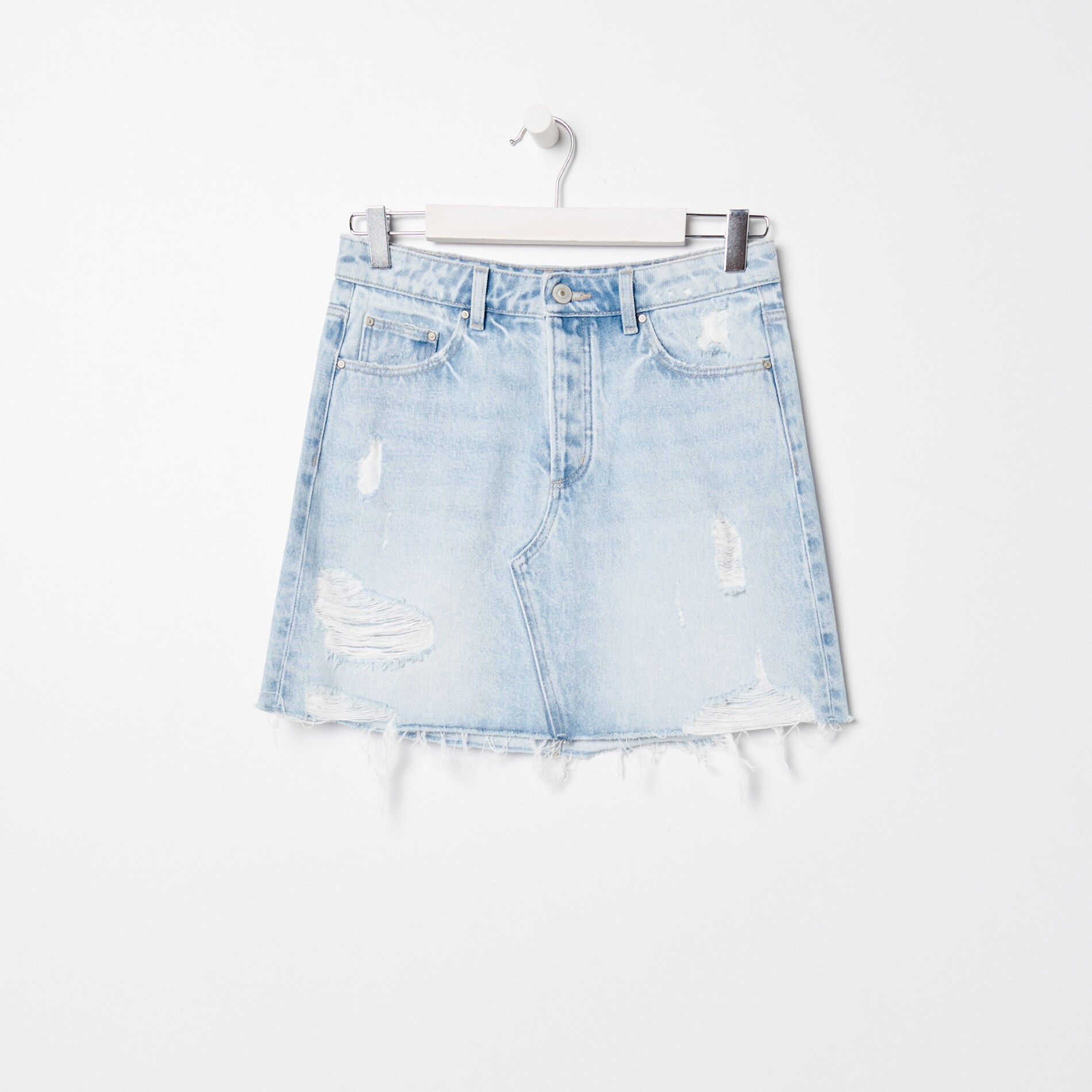 Denimová minisukňa