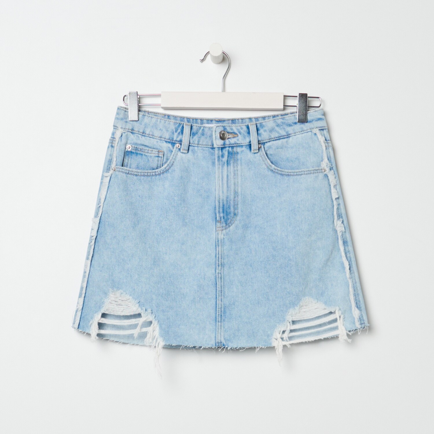 Denimová minisukňa